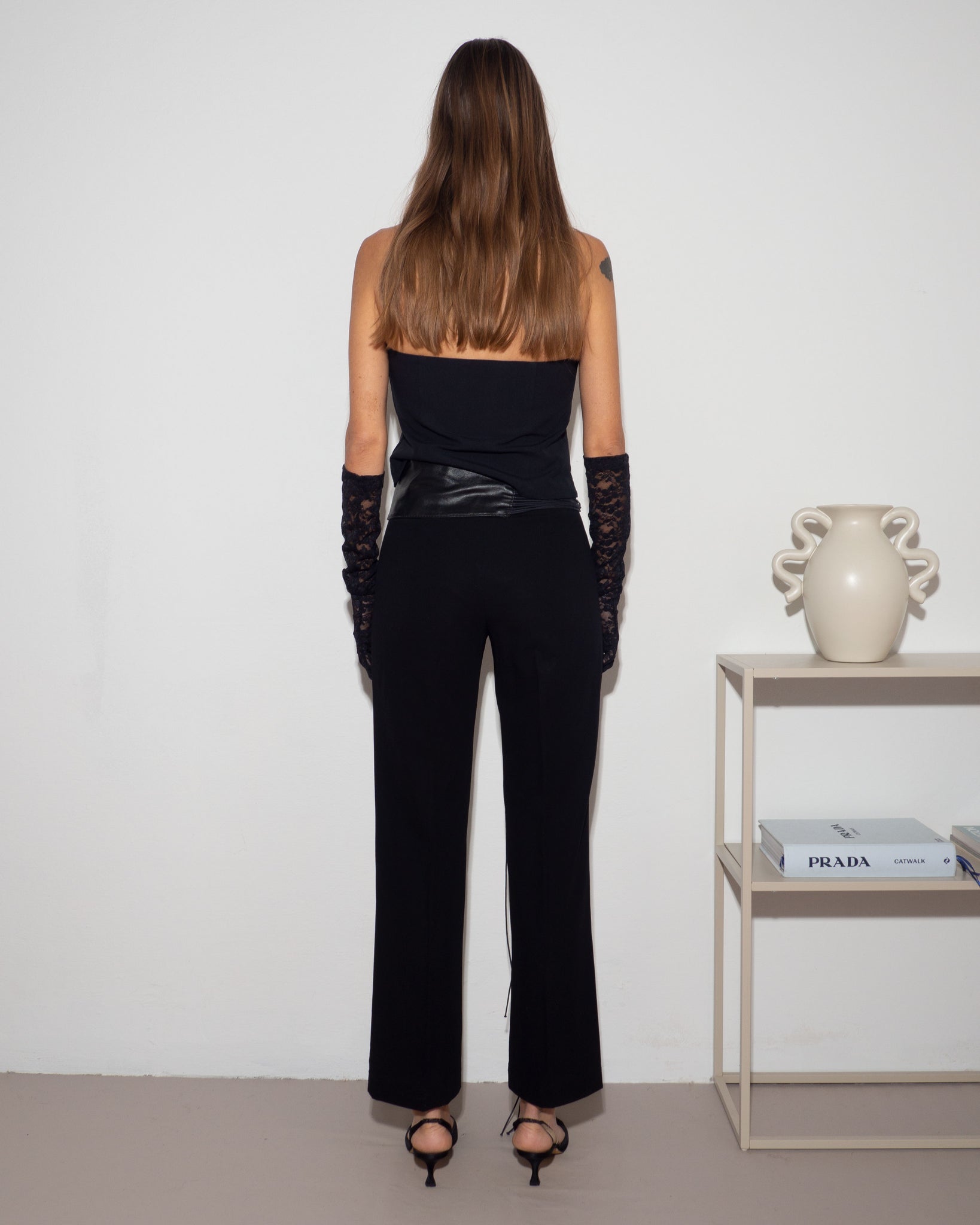 Leather String Belt