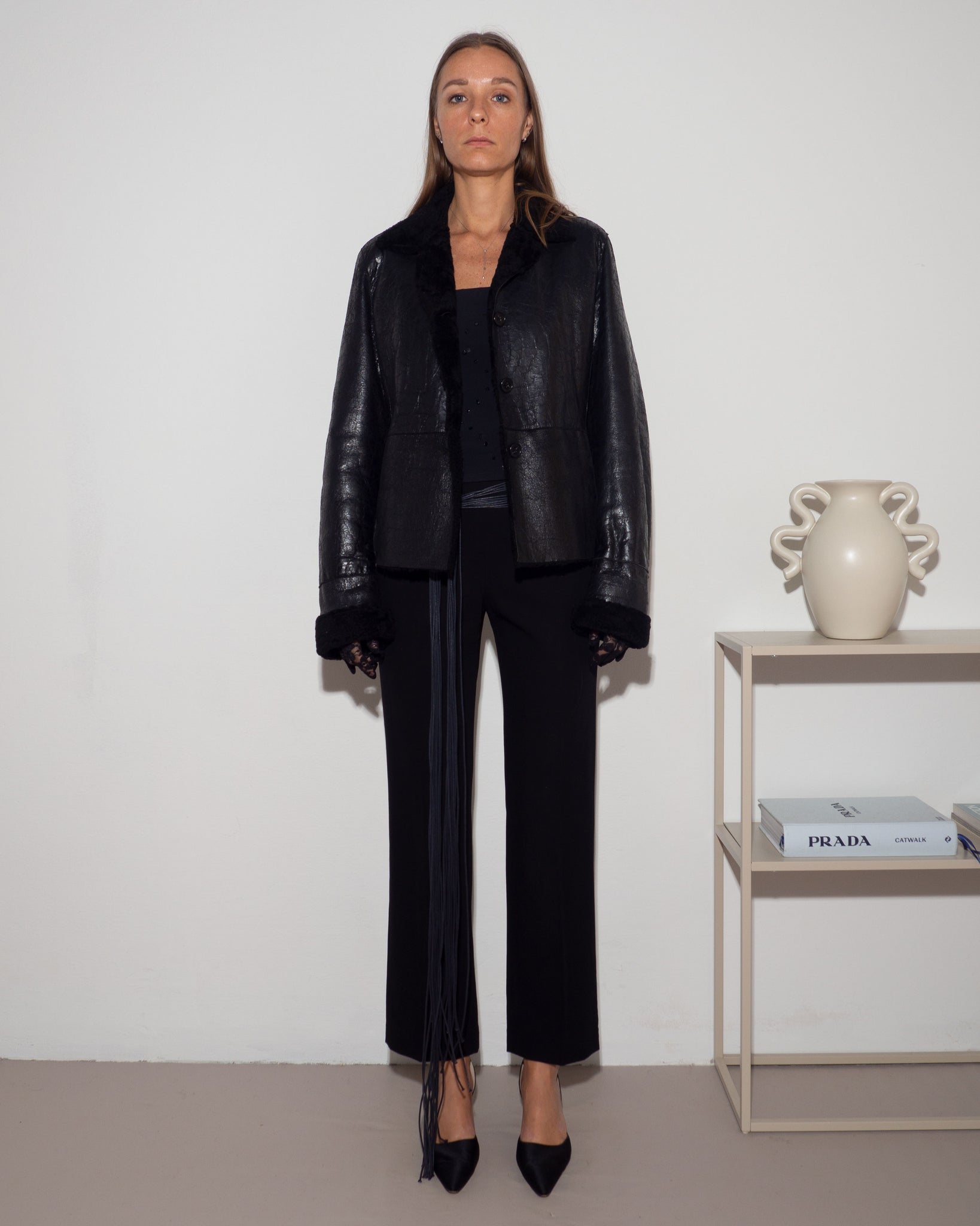Black Shearling Jacket