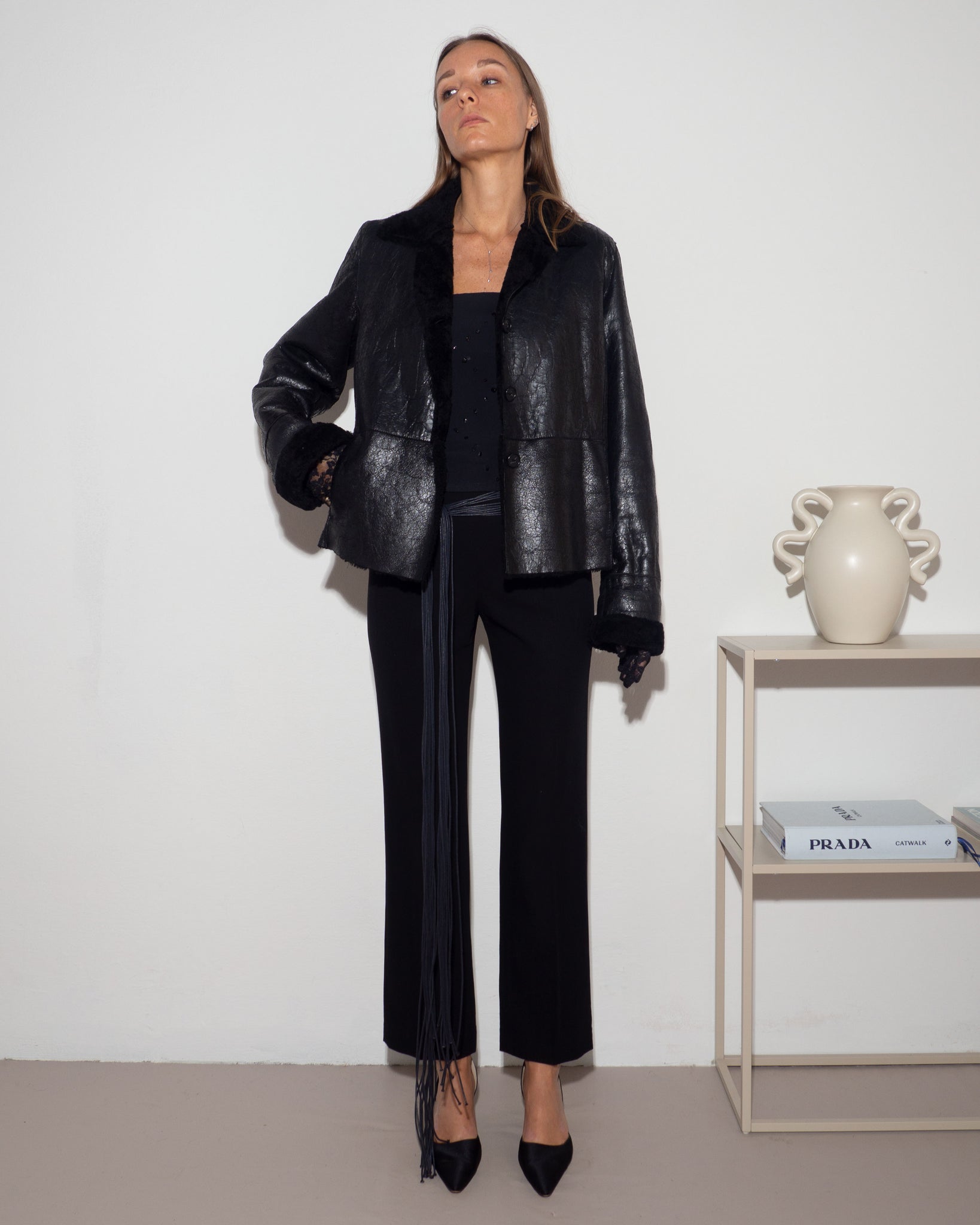 Black Shearling Jacket