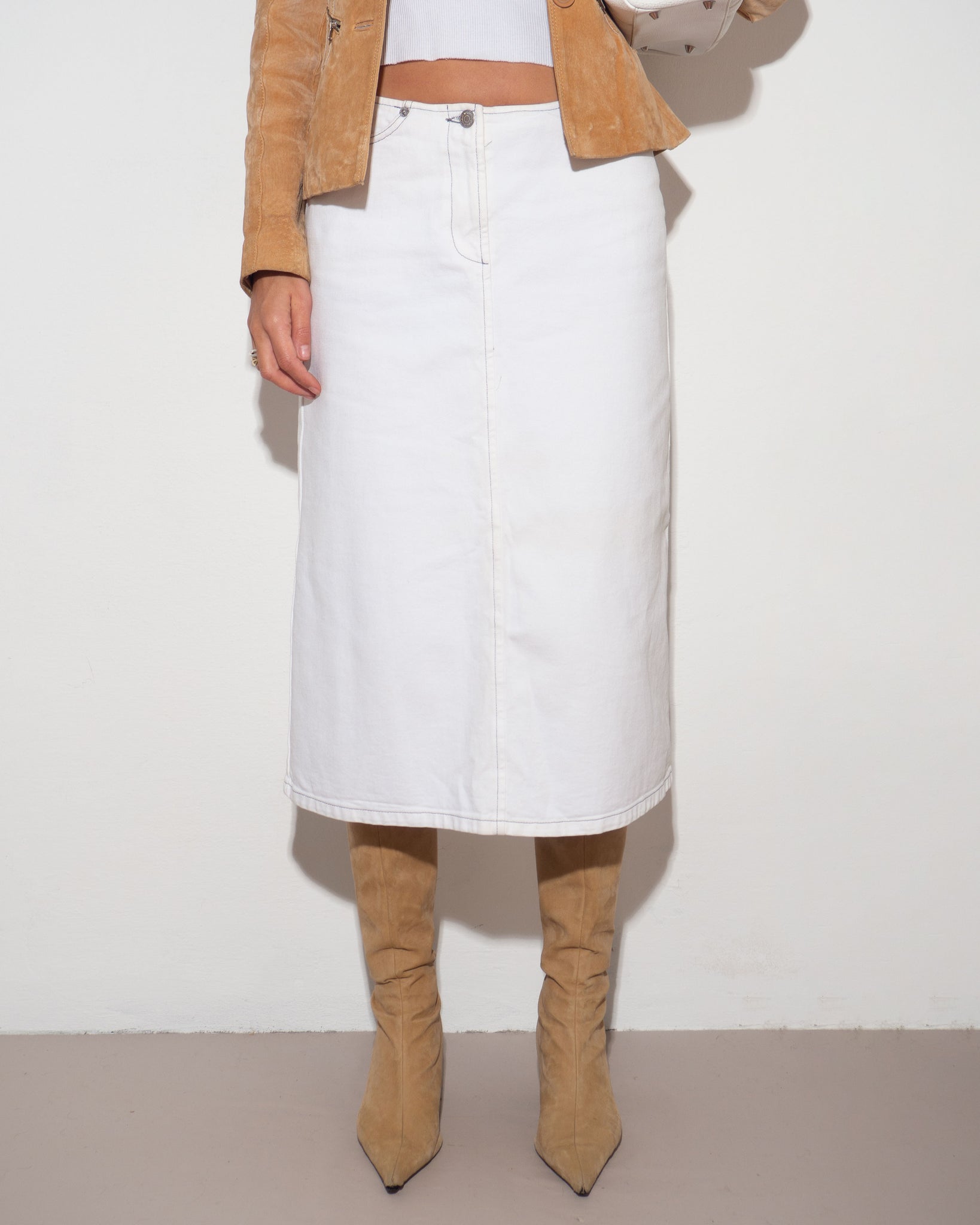 Max Mara Denim Skirt