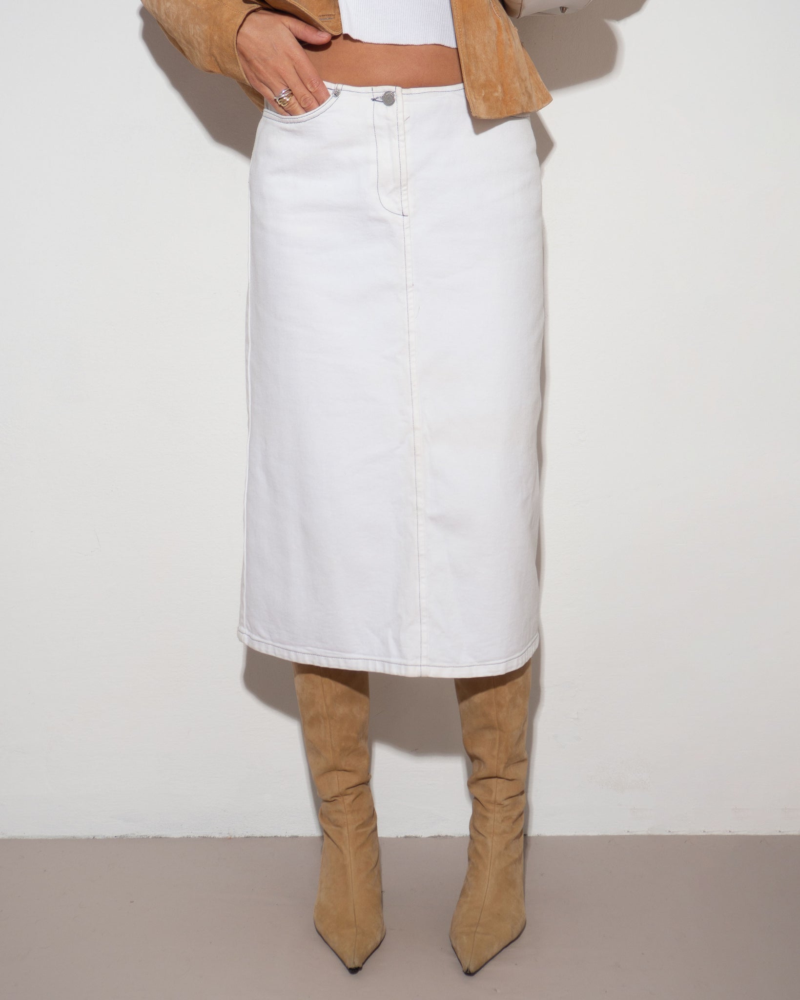 Max Mara Denim Skirt