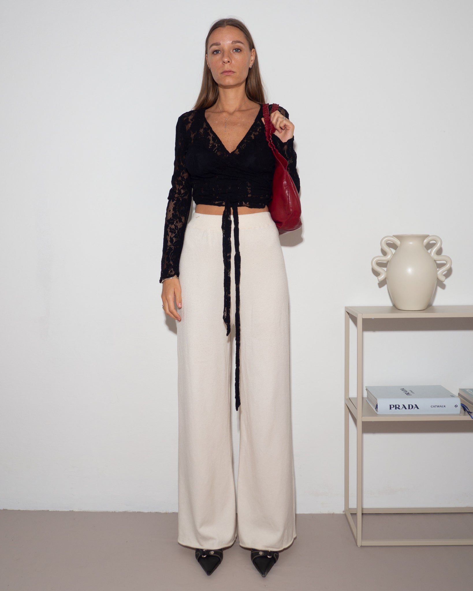 Mariella Burani Lace Shrug
