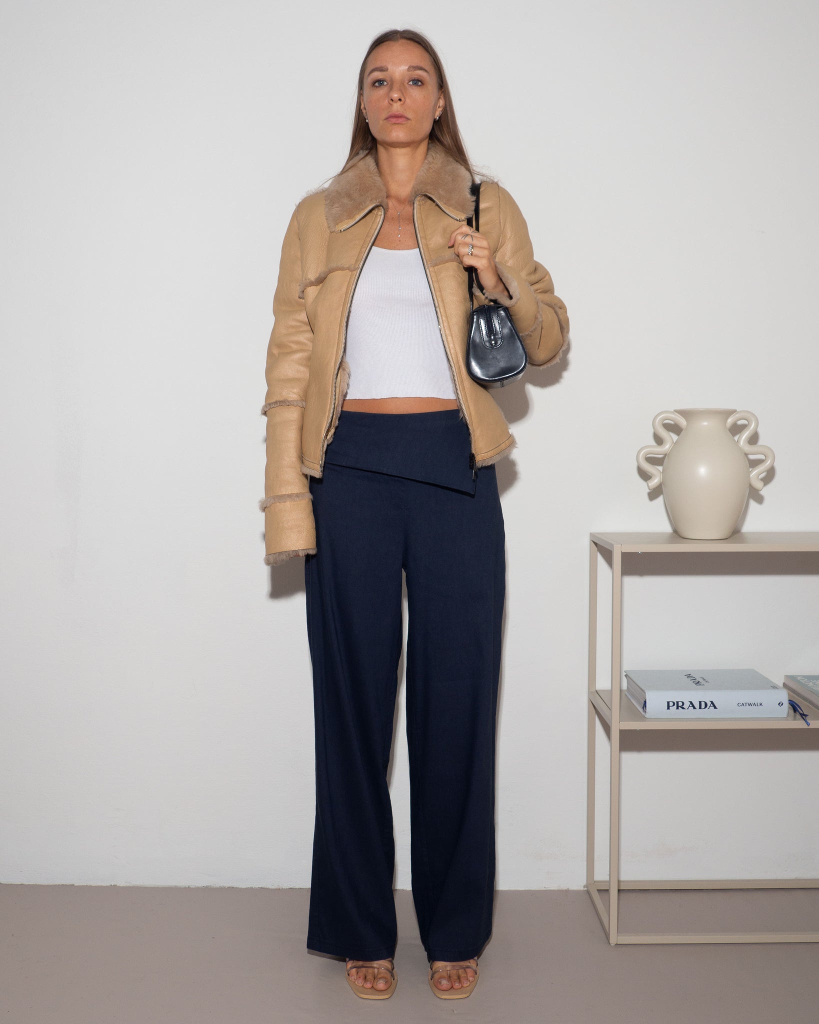 Shearling Zip Jacket