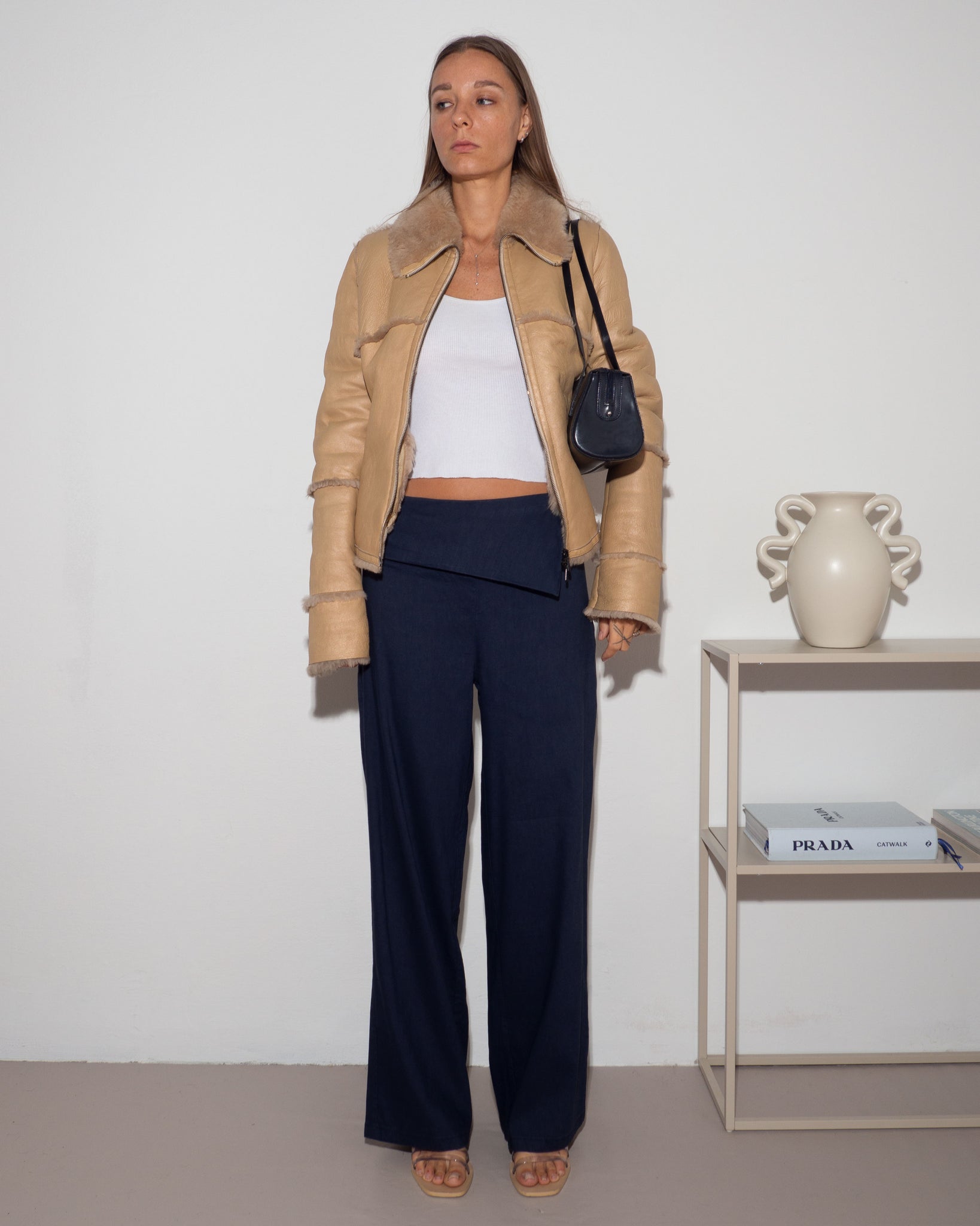 Shearling Zip Jacket