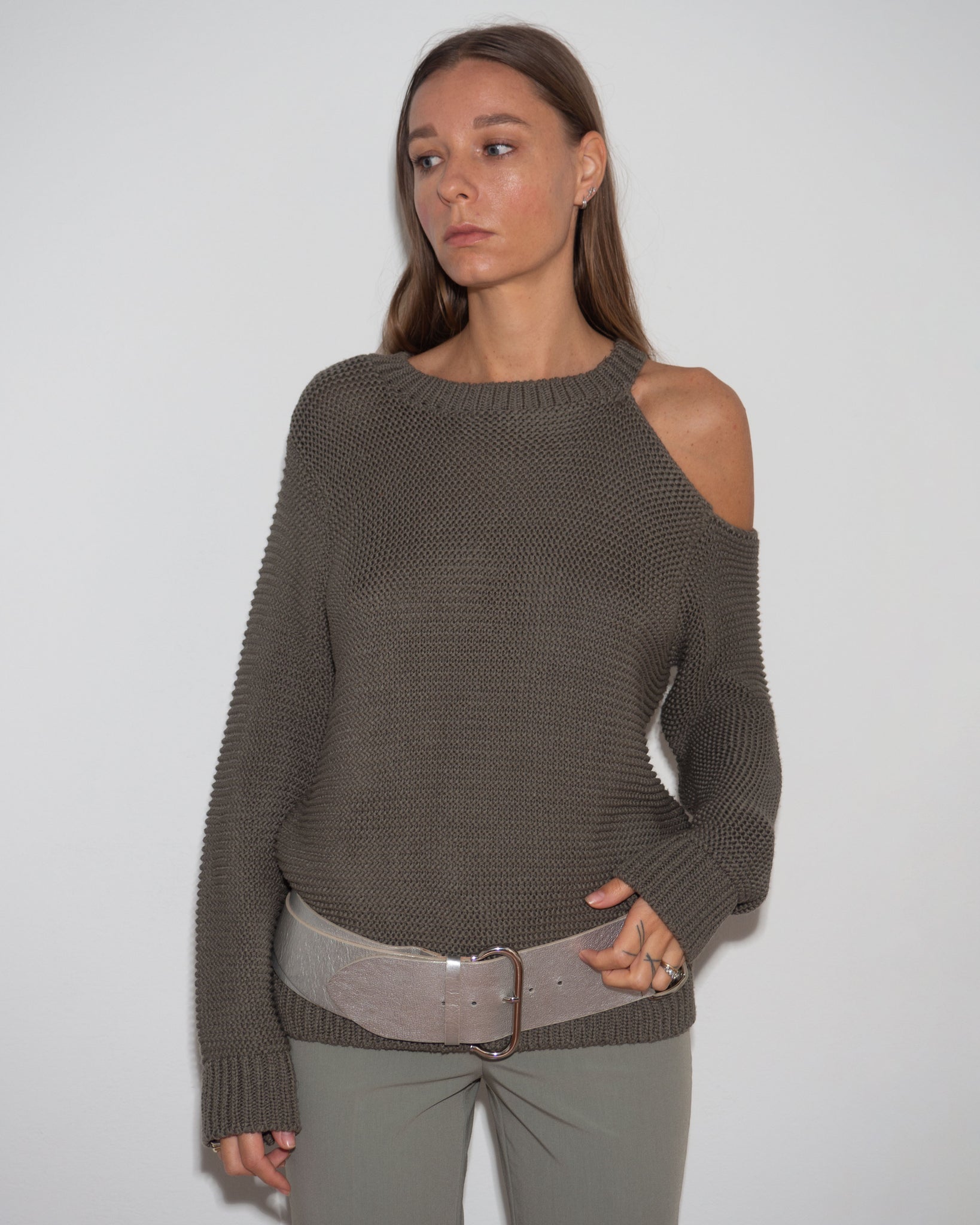Cold Shoulder Knit