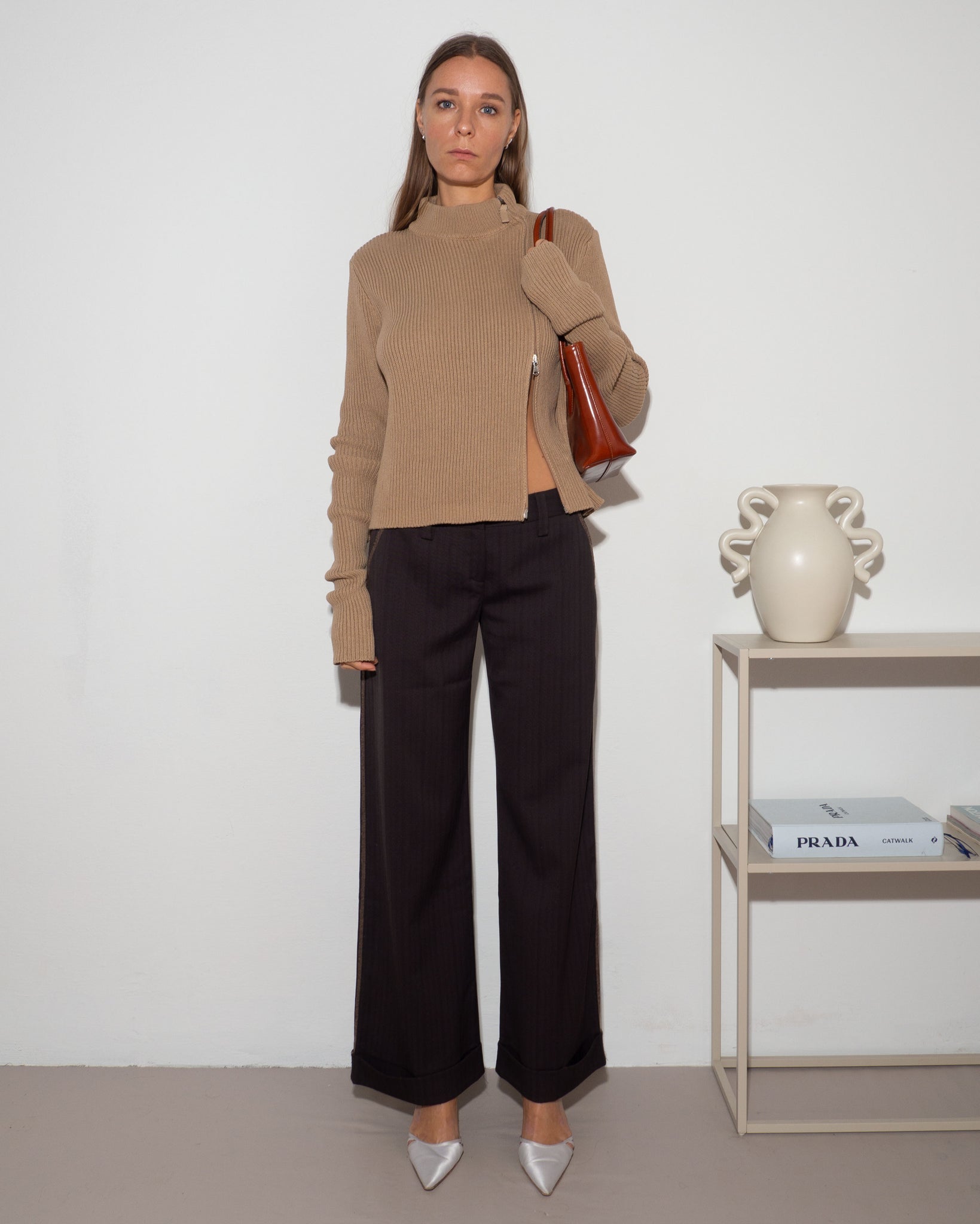 Wool Blend Trousers