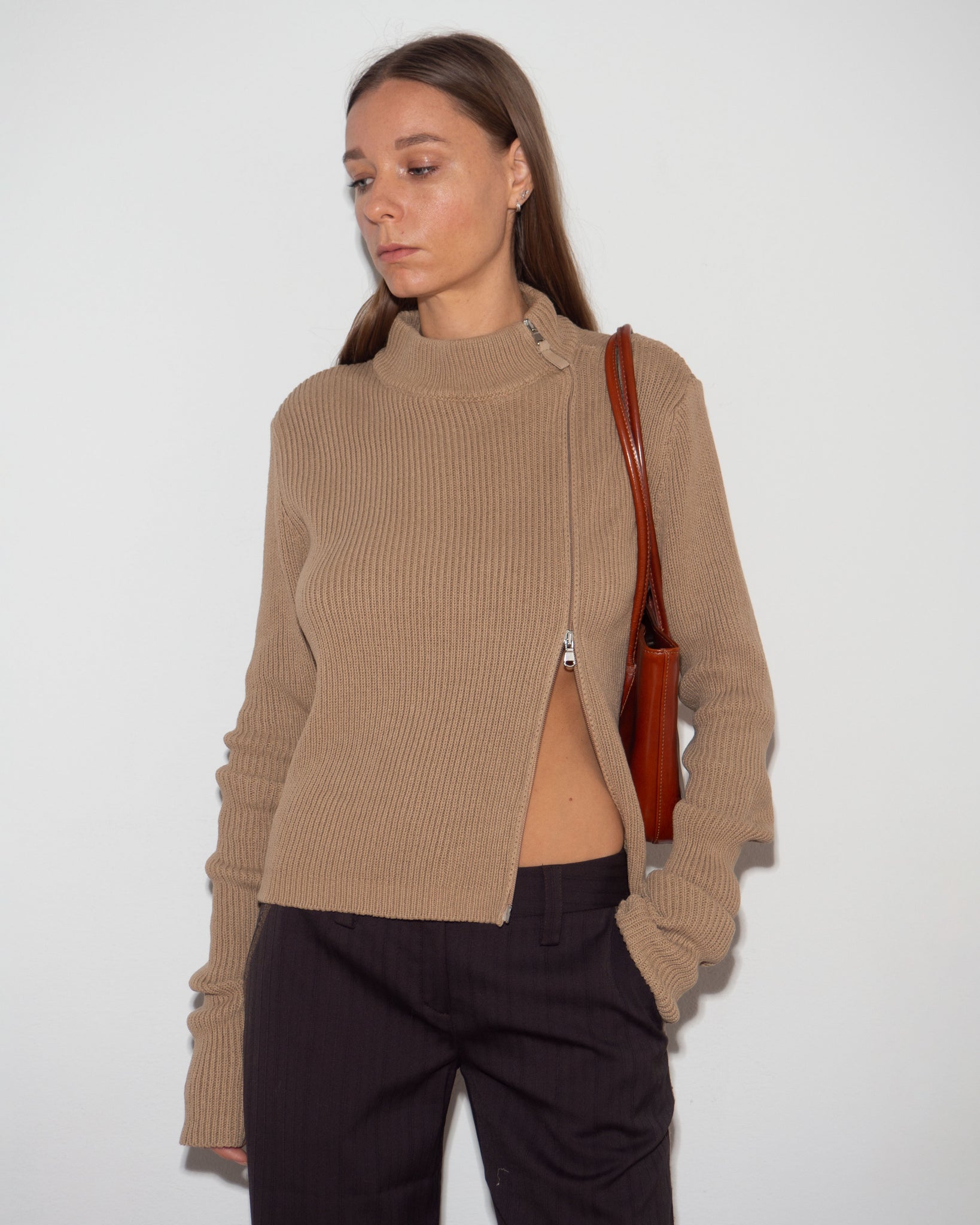 Benetton Zip Cardigan