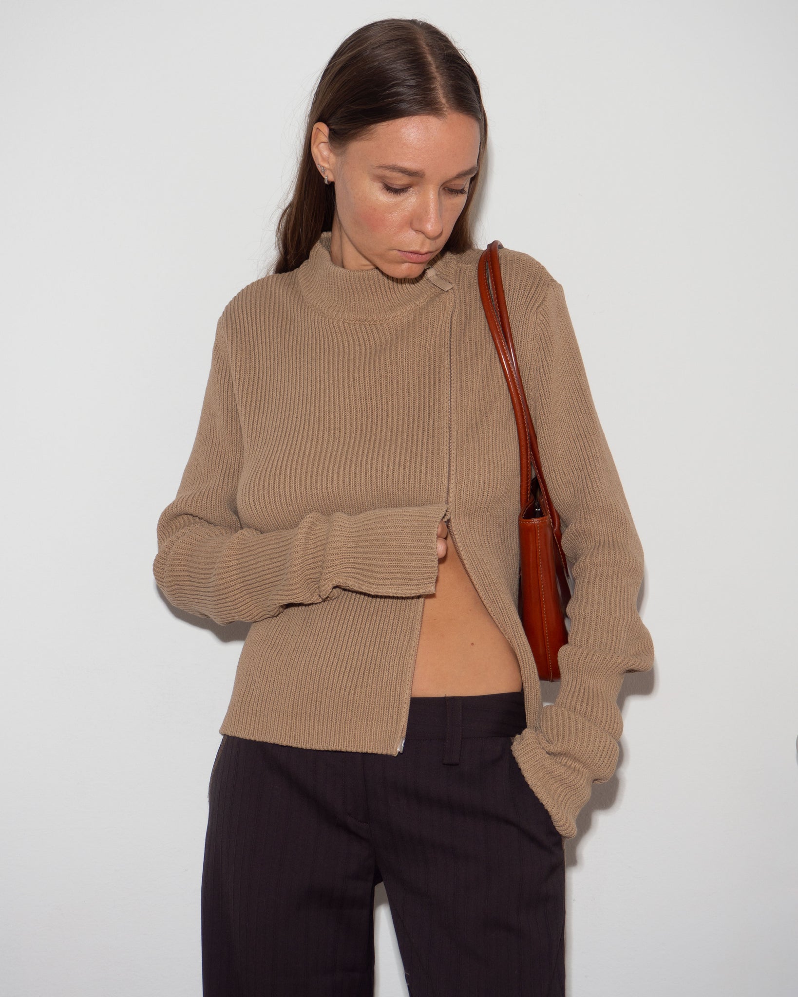 Benetton Zip Cardigan