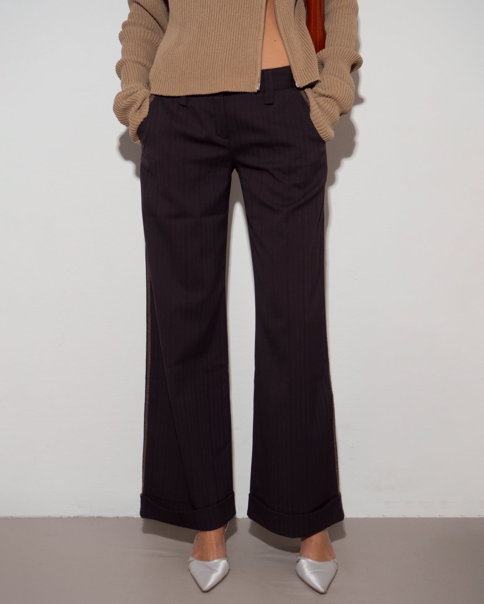 Wool Blend Trousers