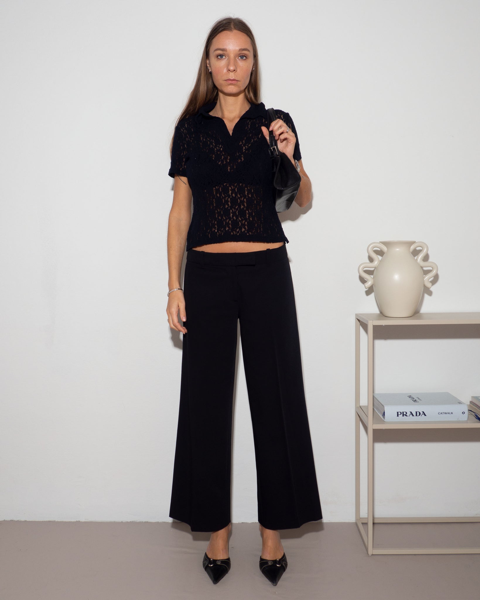 Wool Blend Trousers