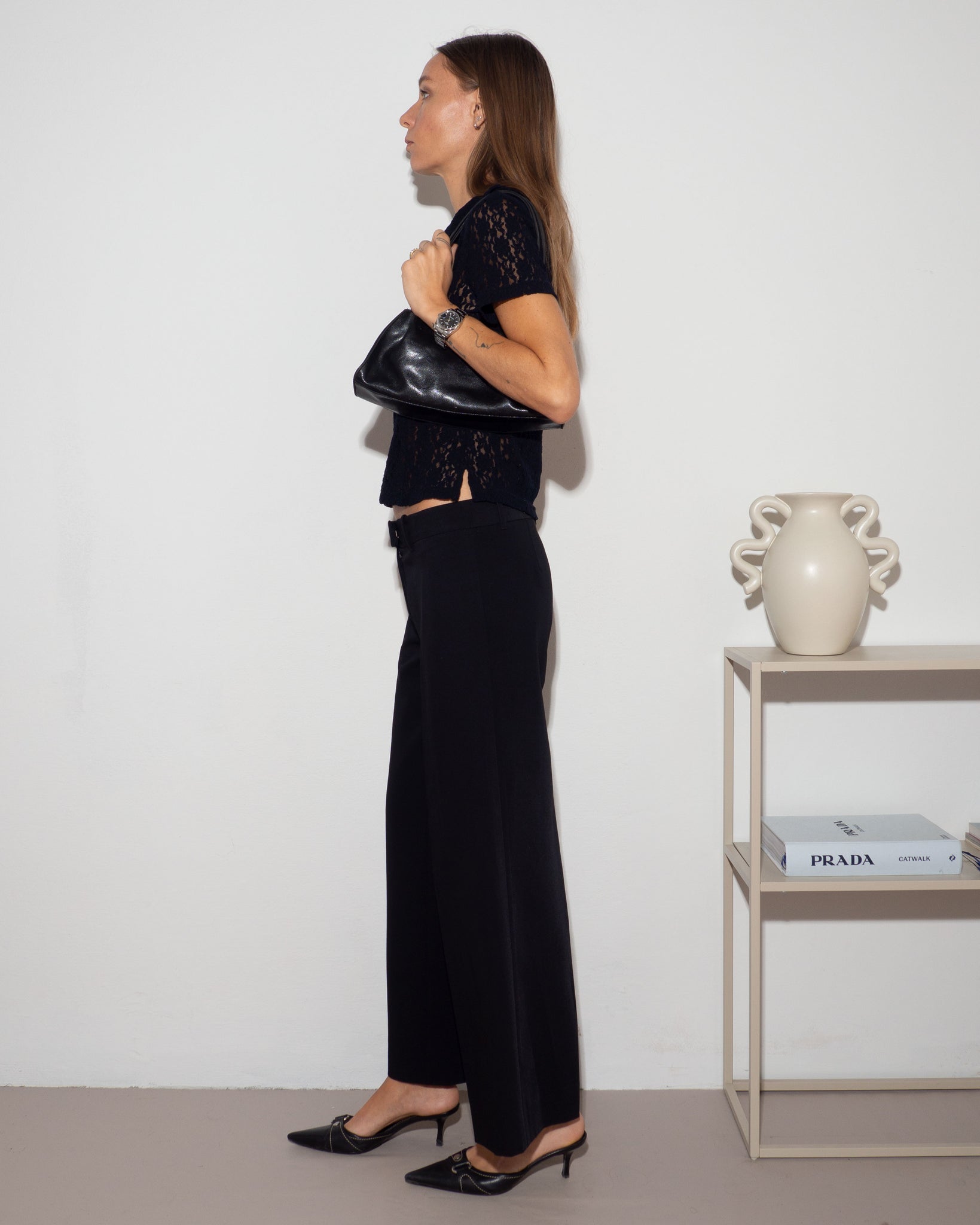 Wool Blend Trousers