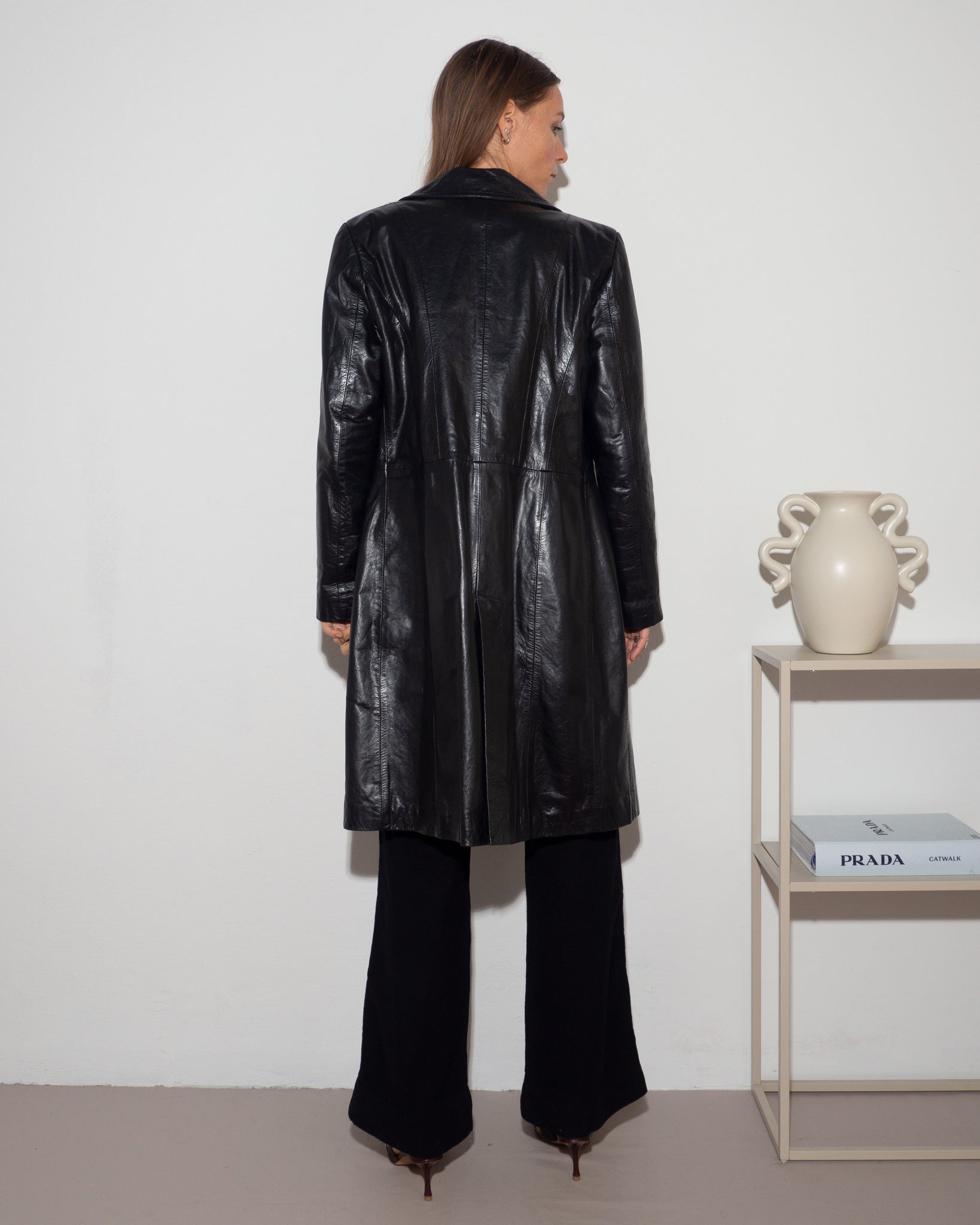 Black Leather Coat