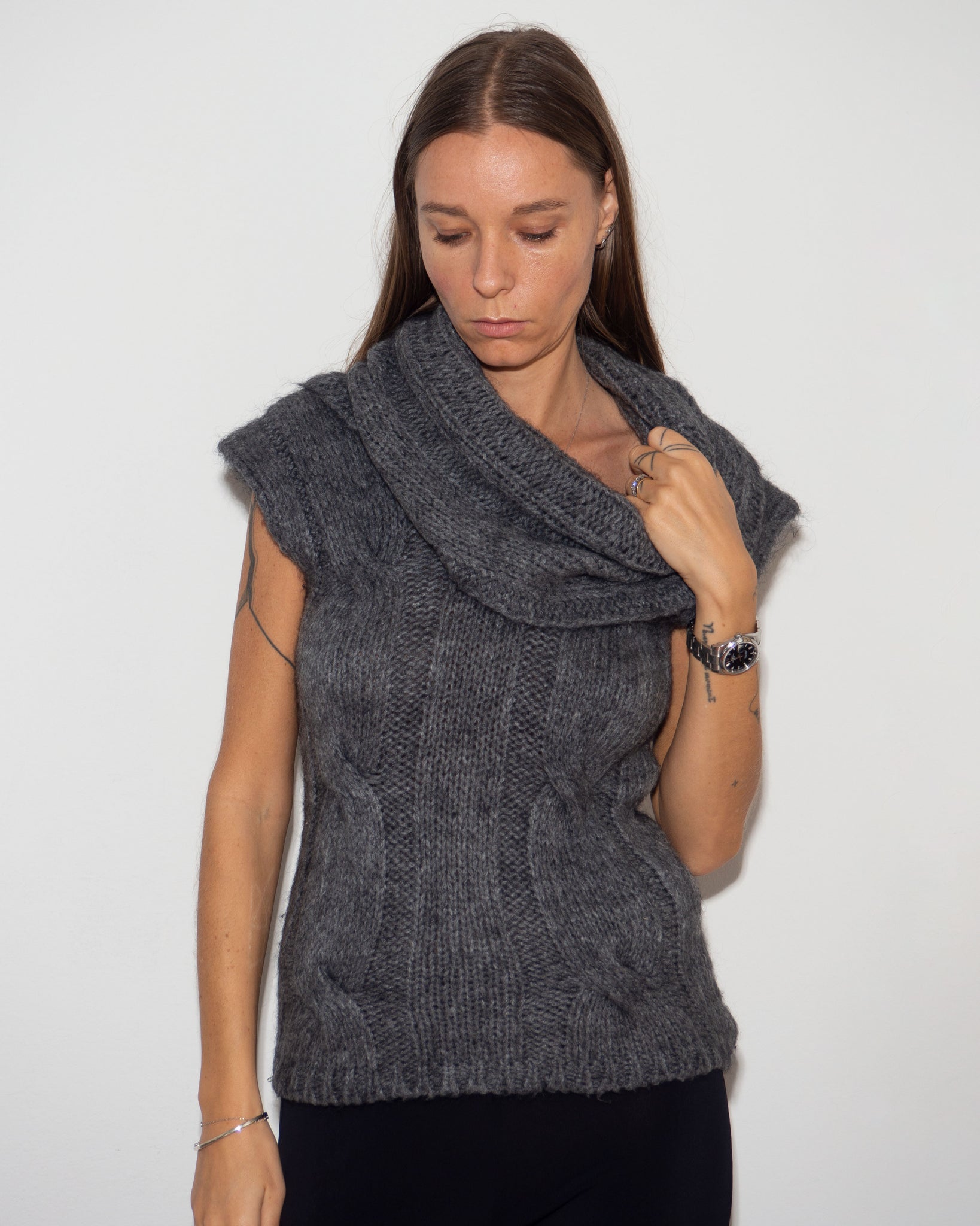 Mohair Blend Vest