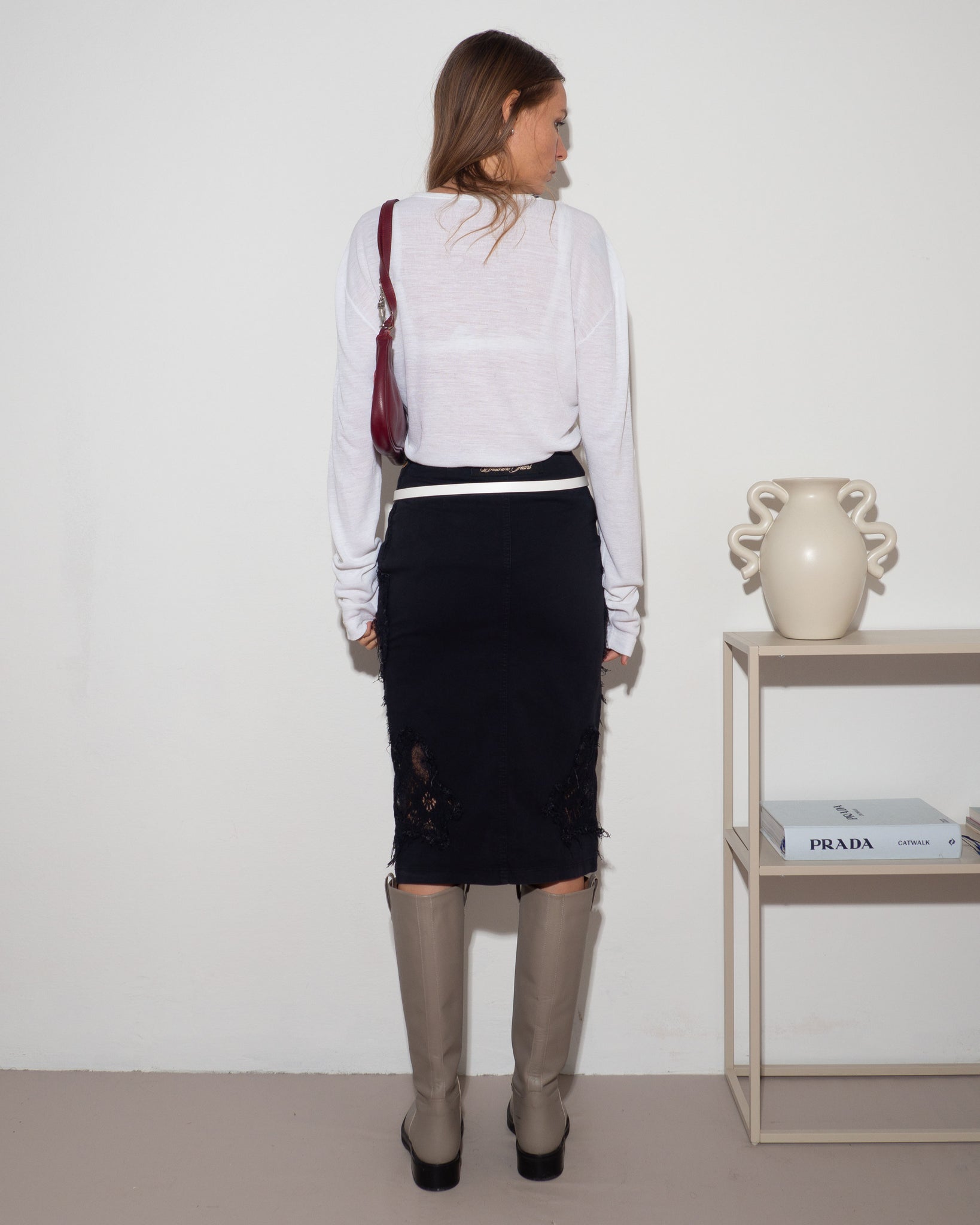 Moschino Lace Skirt