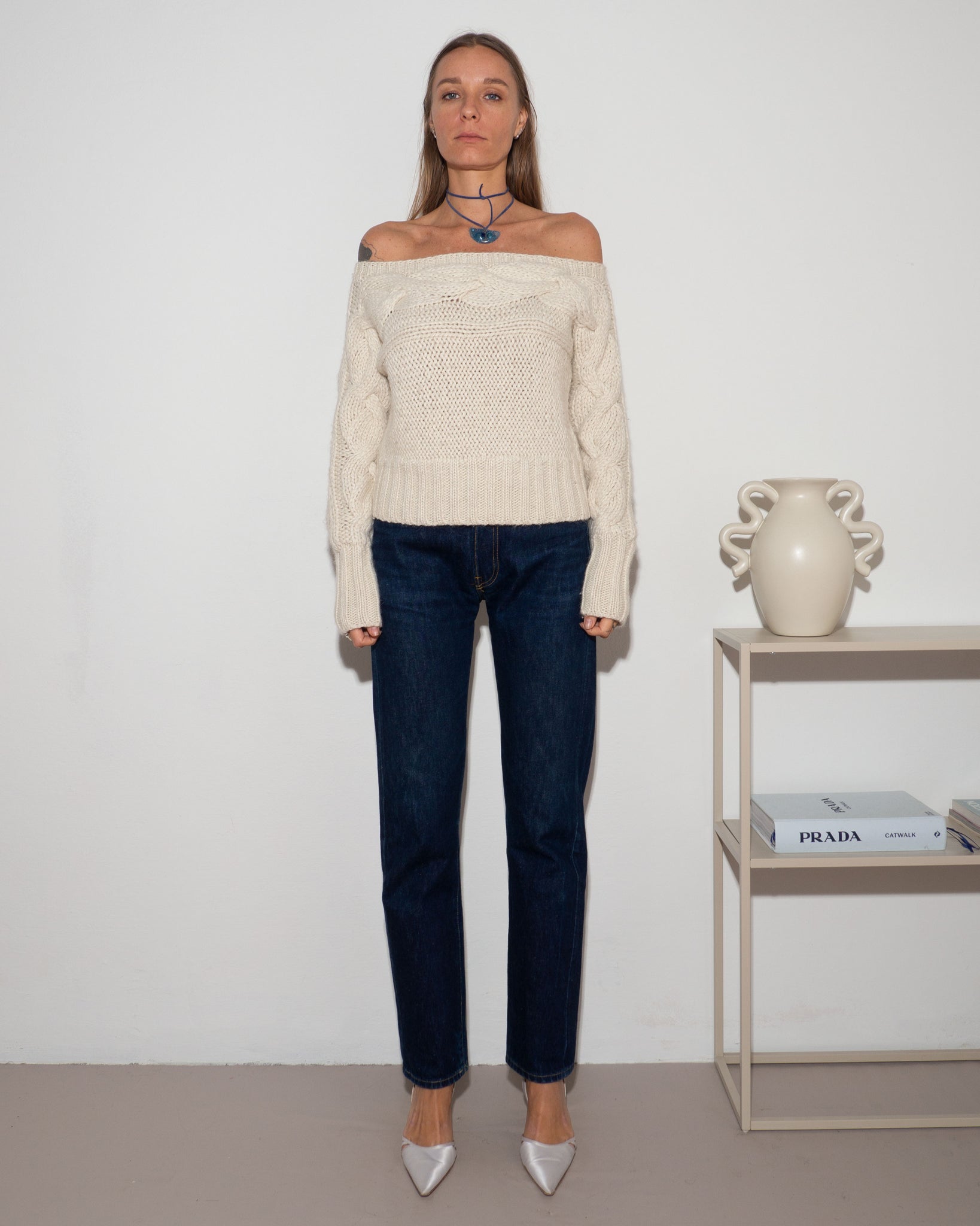 Cold Shoulder Knit