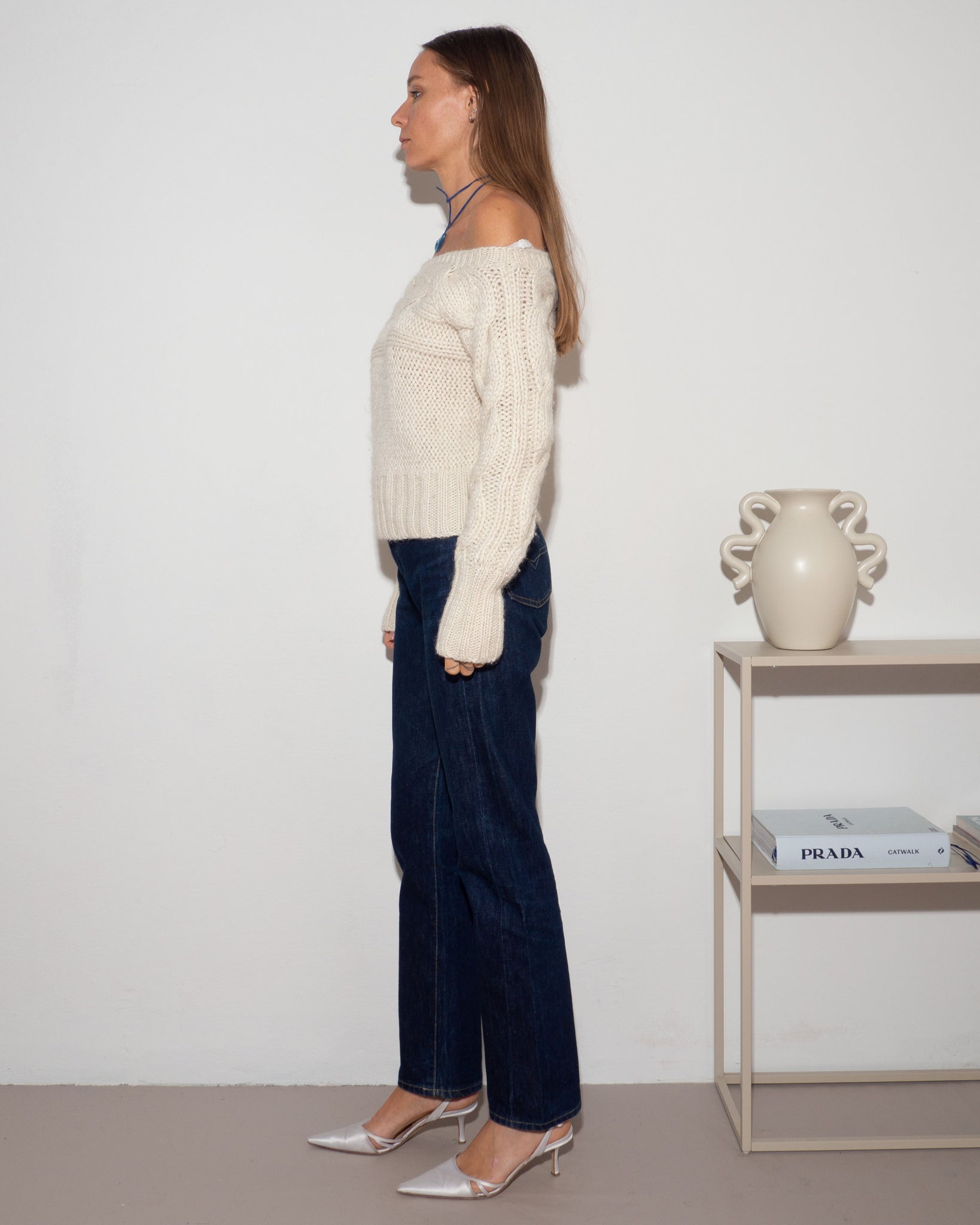 Cold Shoulder Knit