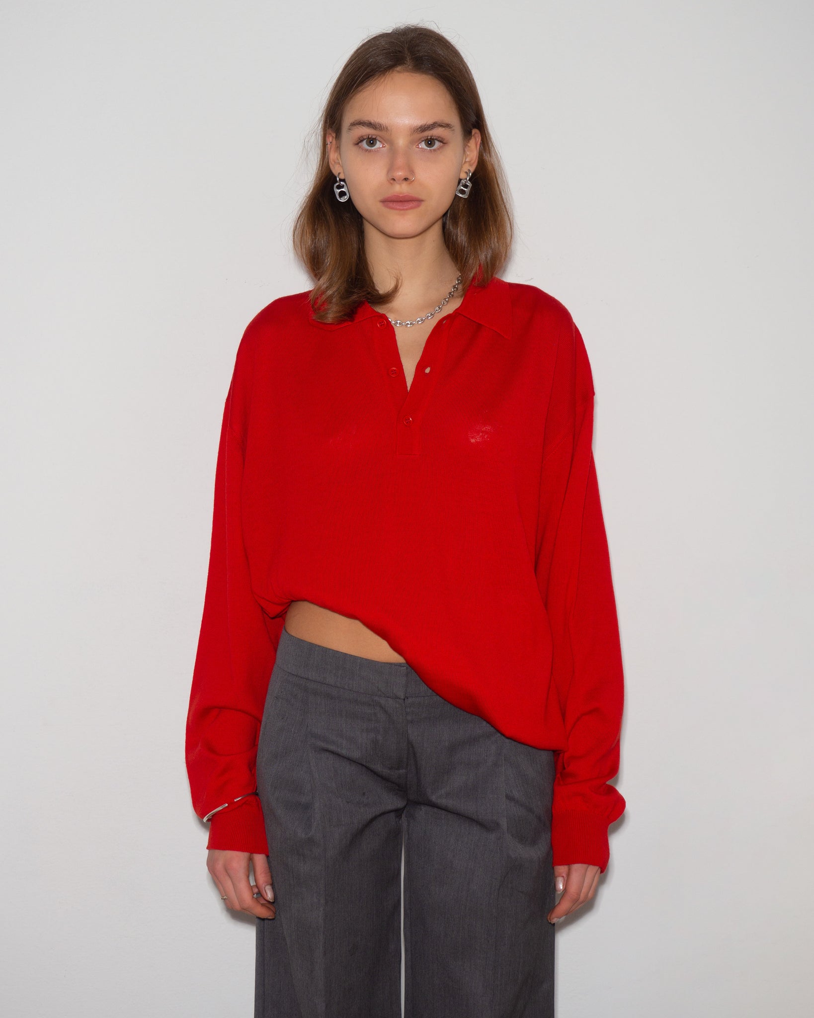 Wool Polo Knit