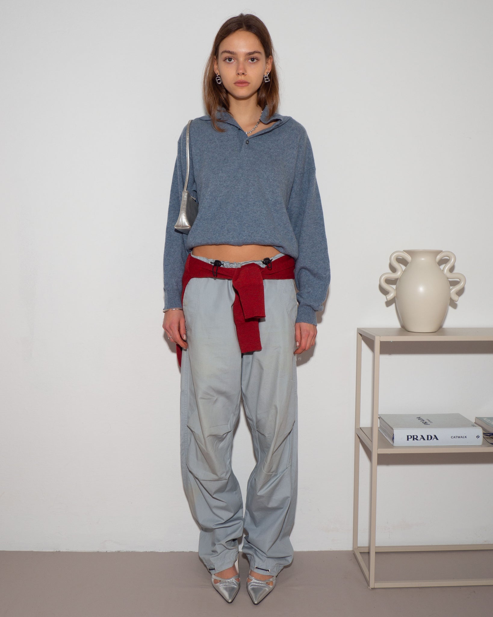 Steel Polo Knit