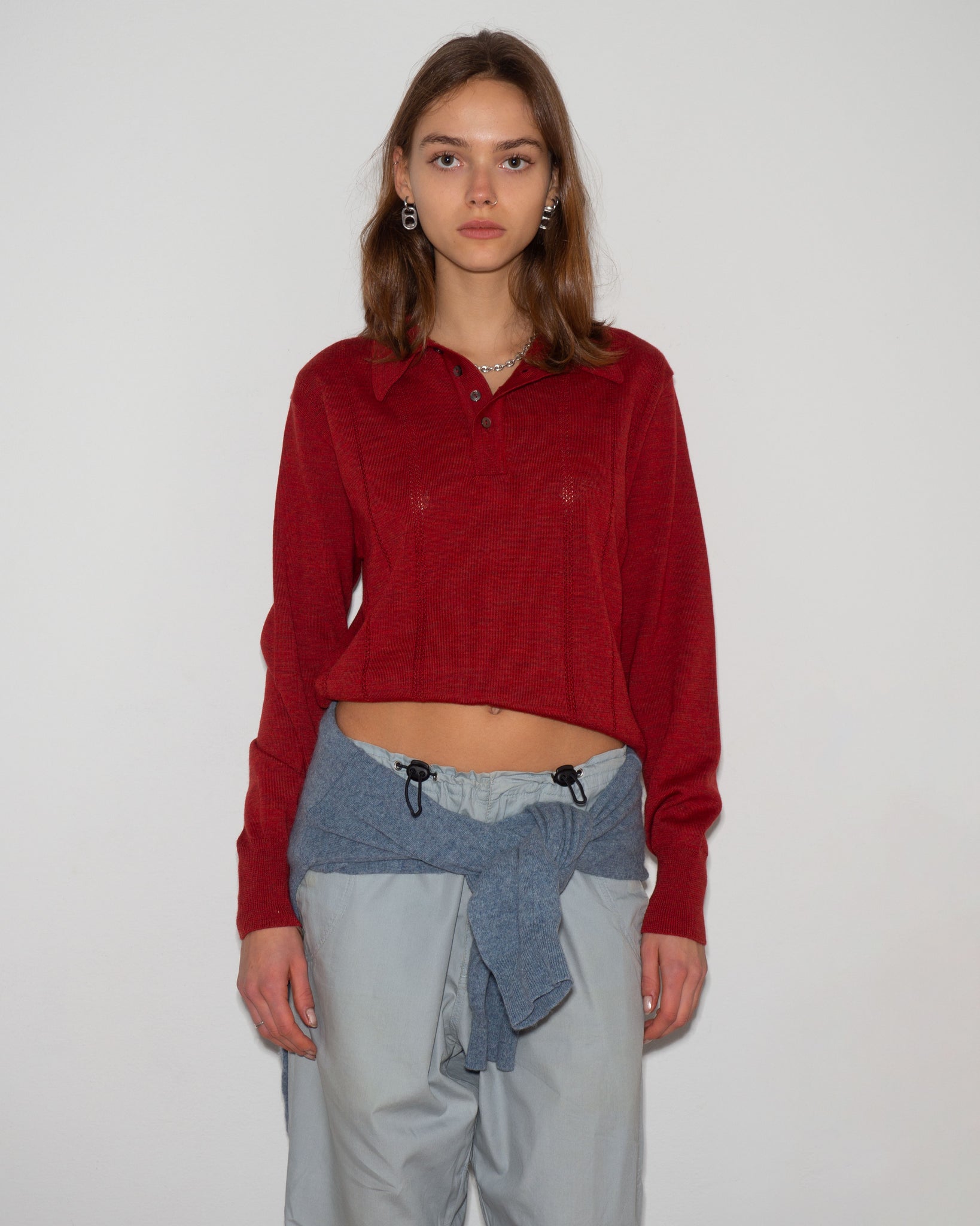 Wool Polo Knit
