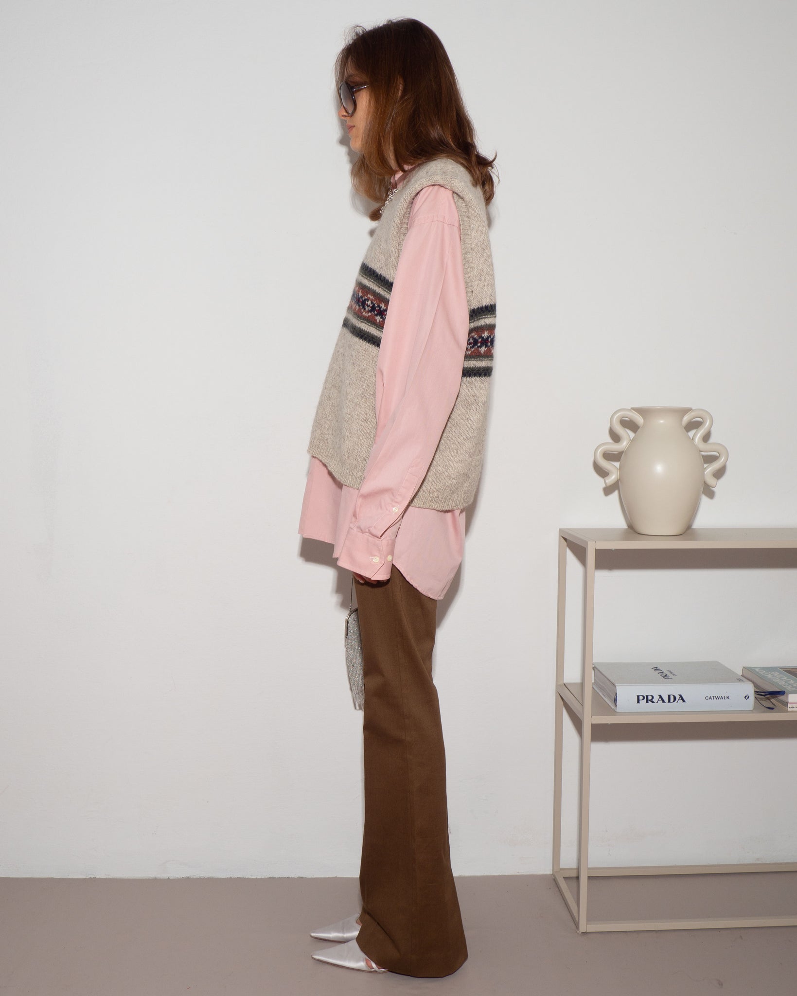 Sleeveless Knit Vest (Made in USA)