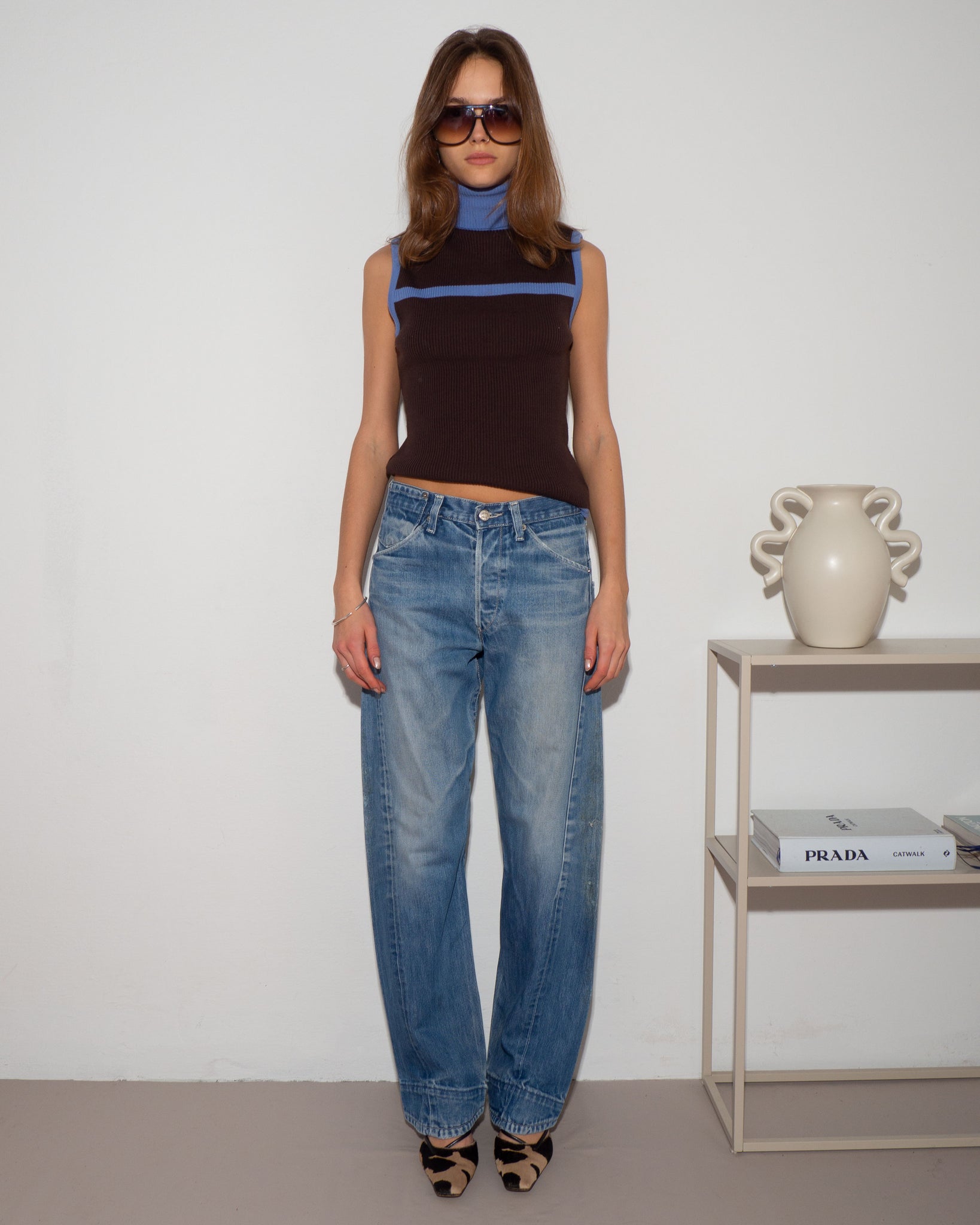 Fornarina Turtleneck Vest