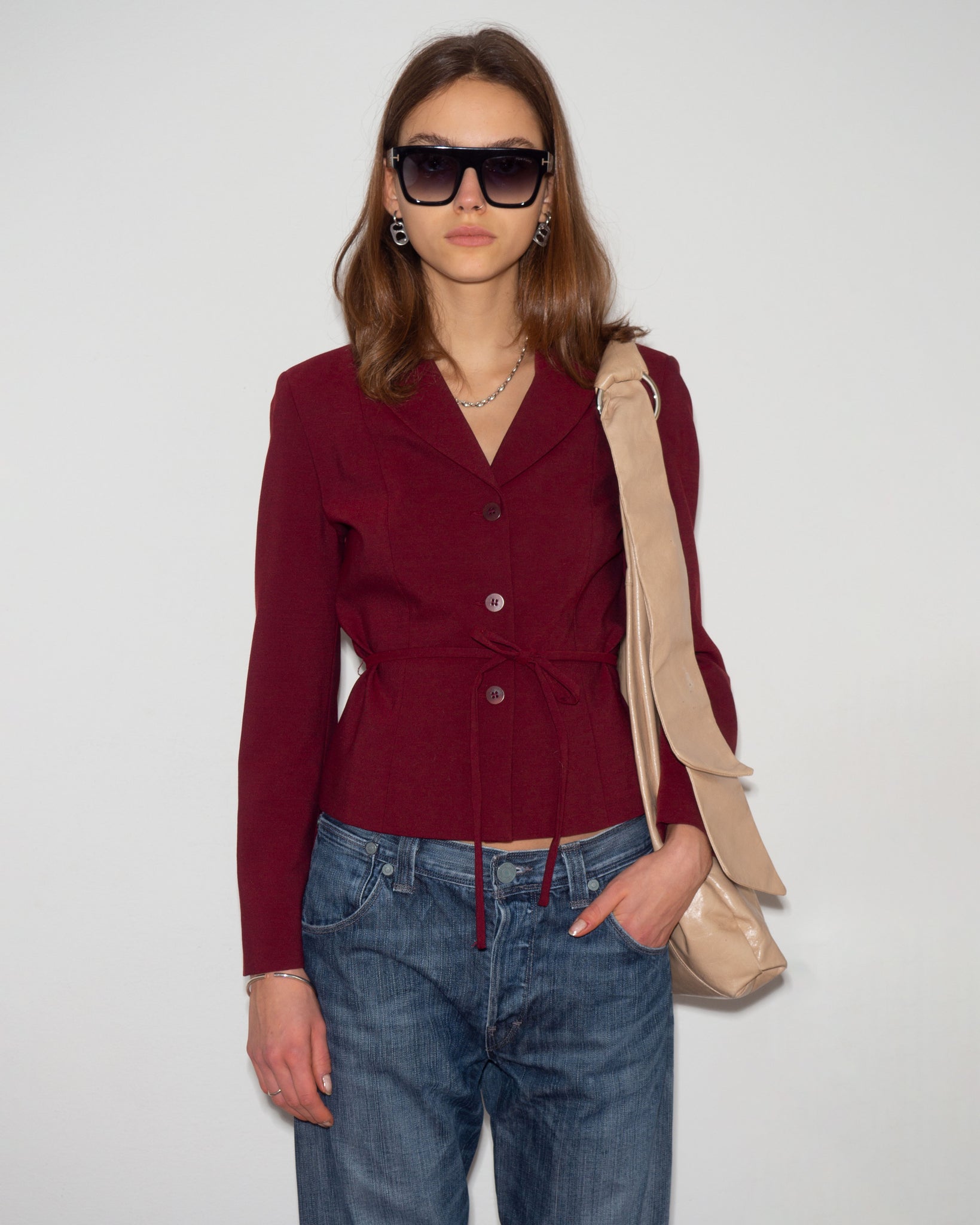 Alysi Belted Blazer
