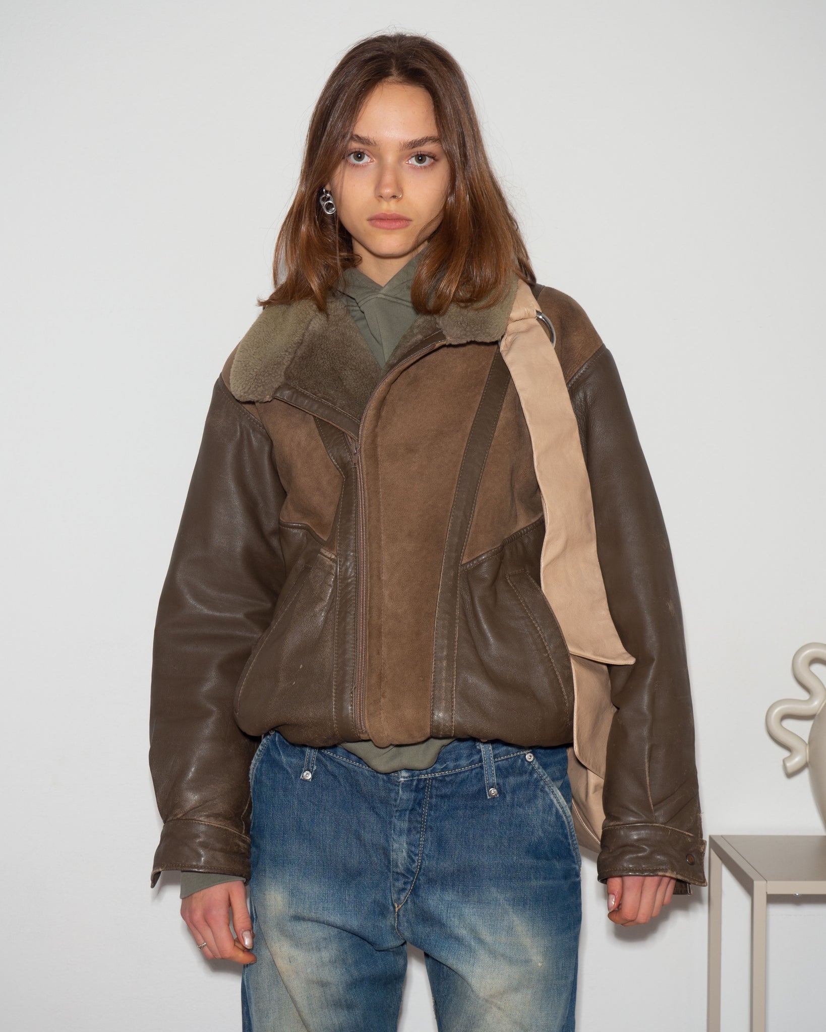 Shearling Aviator Coat