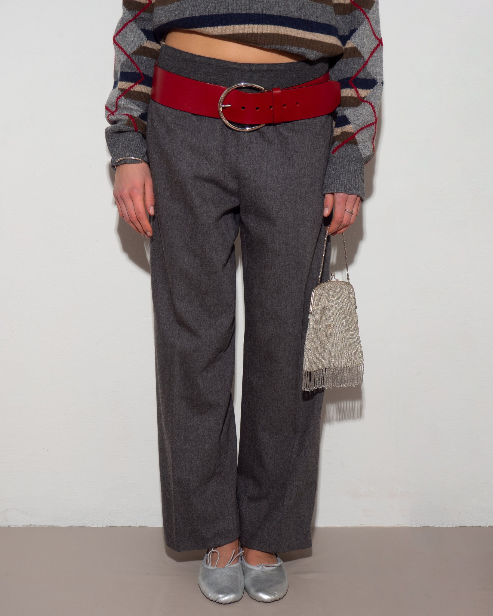 Gray Tailored Trousers