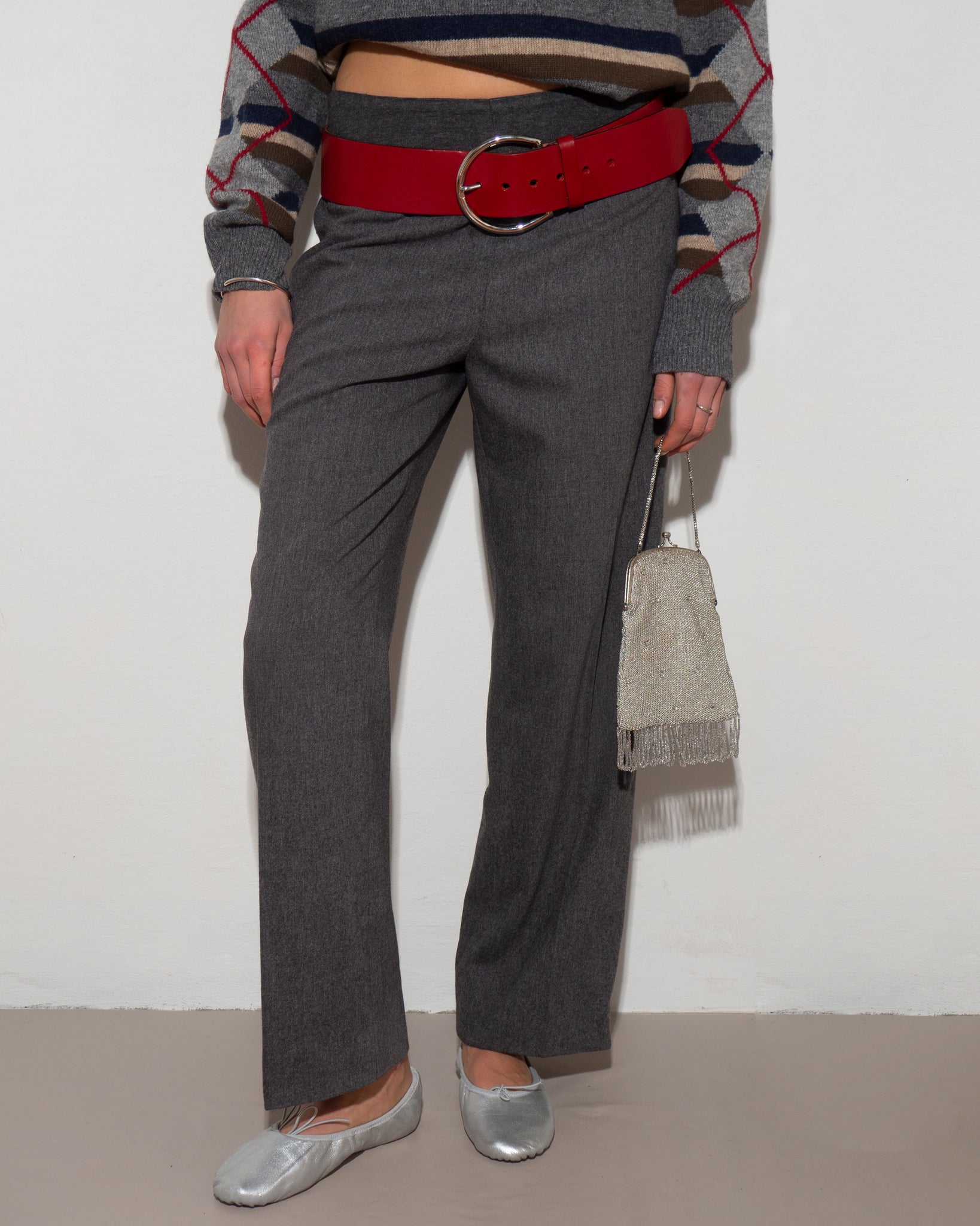 Gray Tailored Trousers
