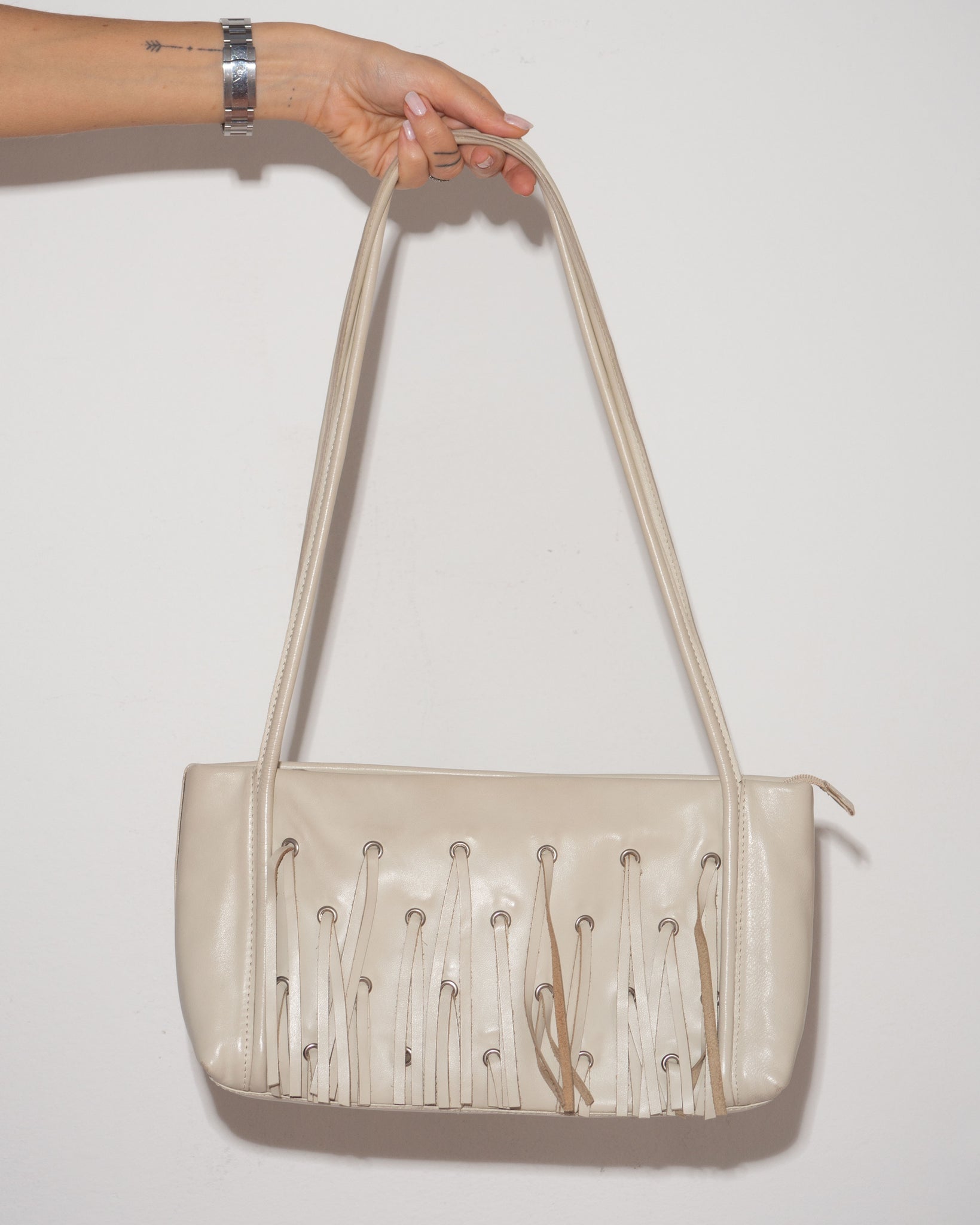 Leather Fringe Bag