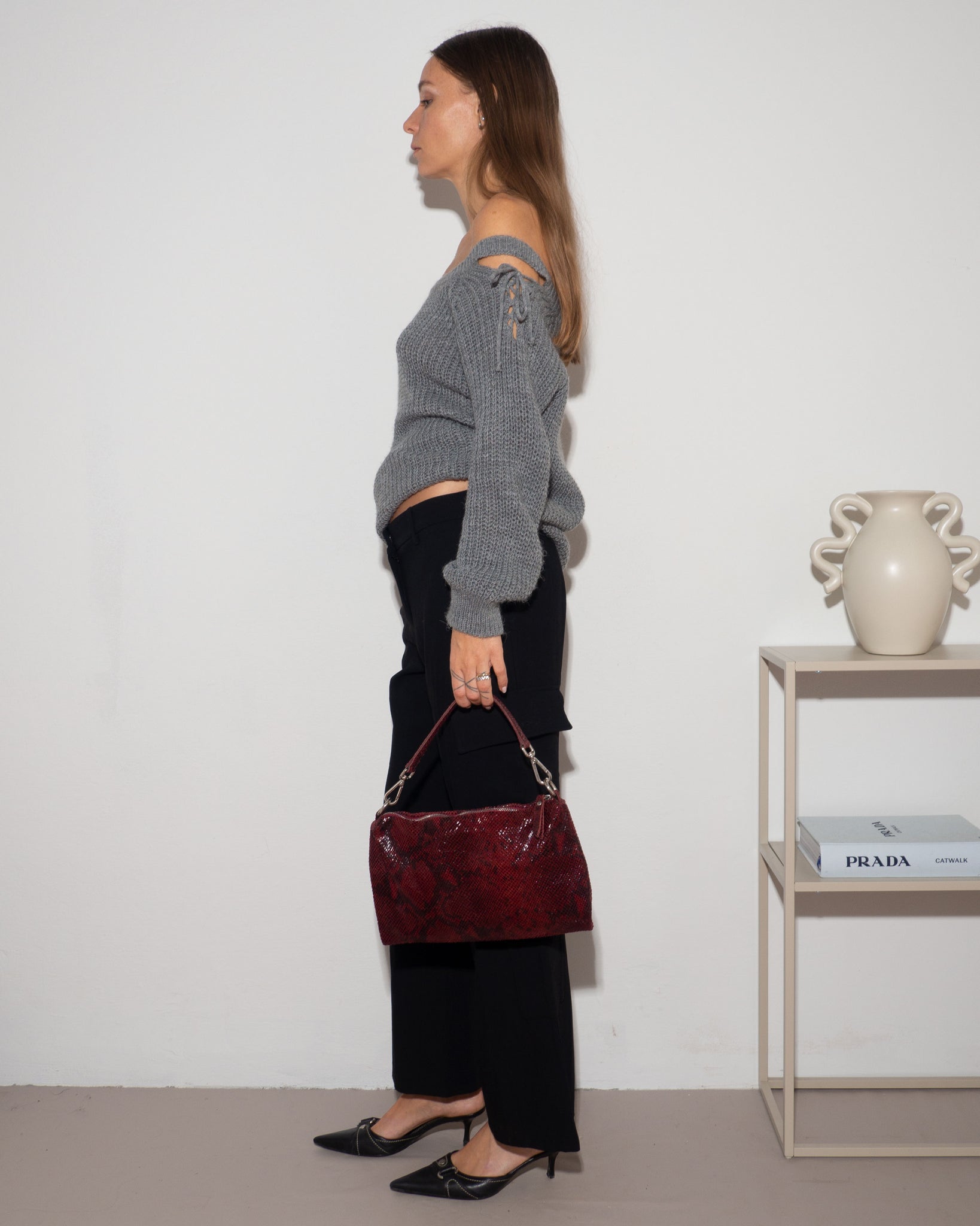 Embossed Leather Bag