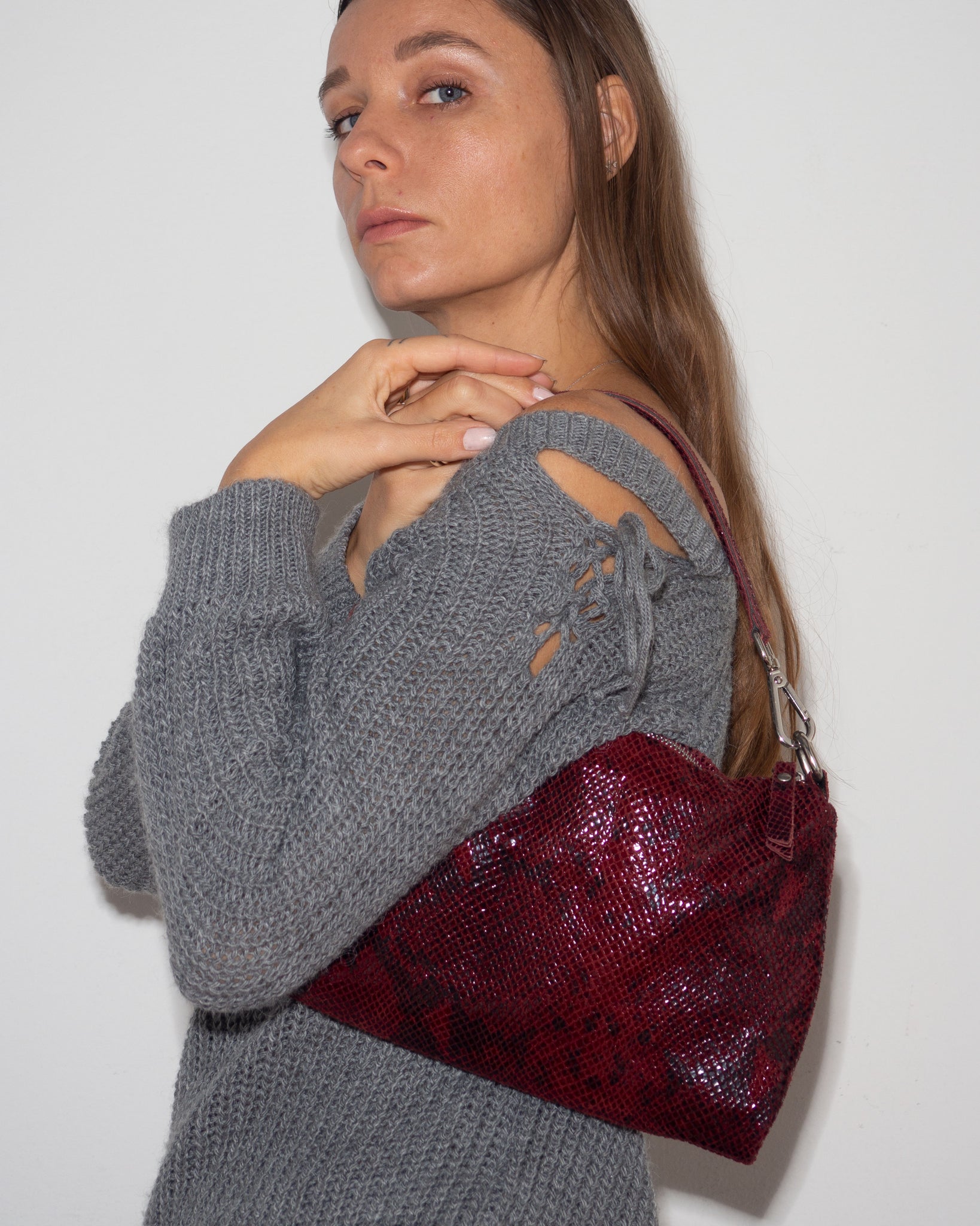 Embossed Leather Bag