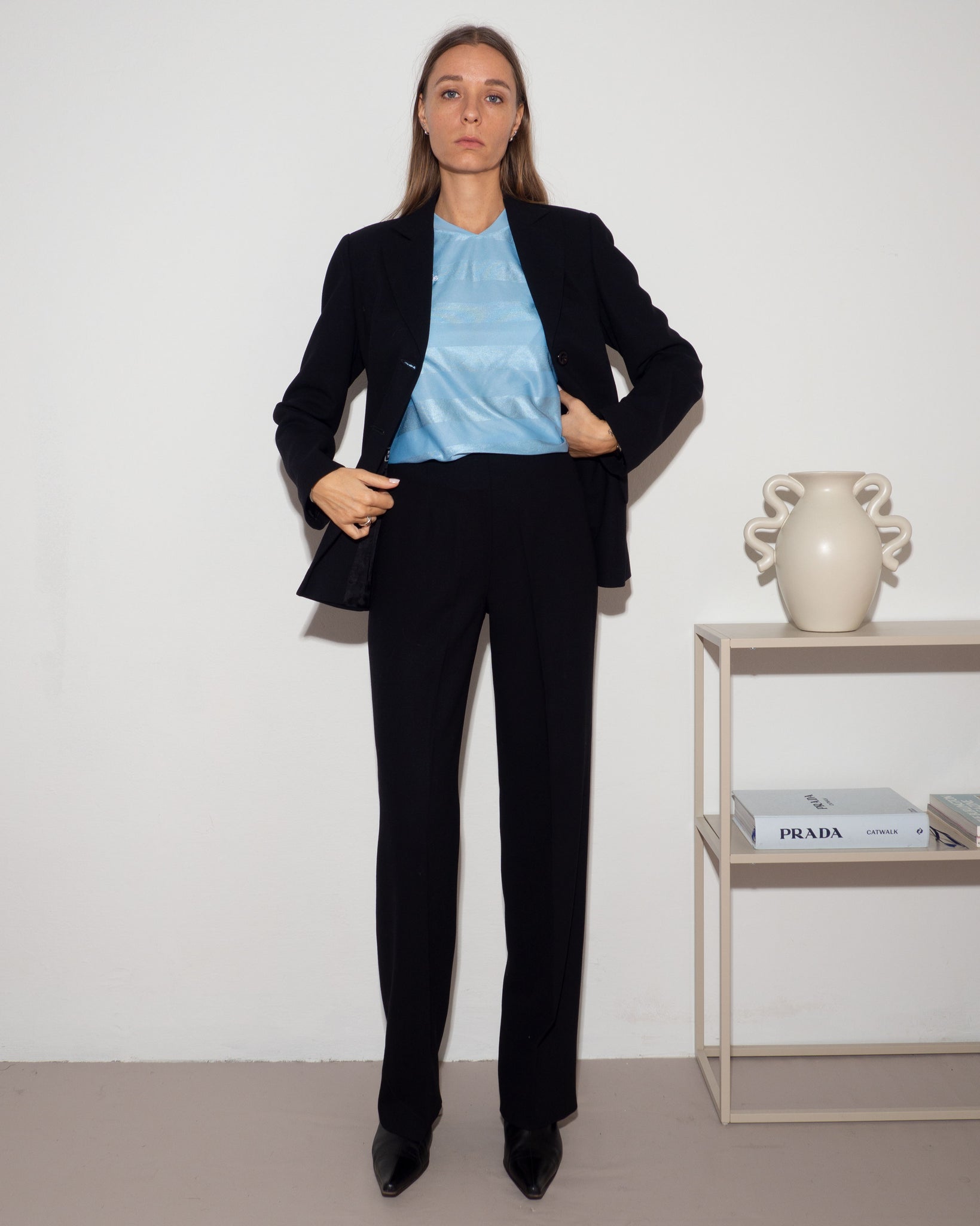 Black Wool Suit