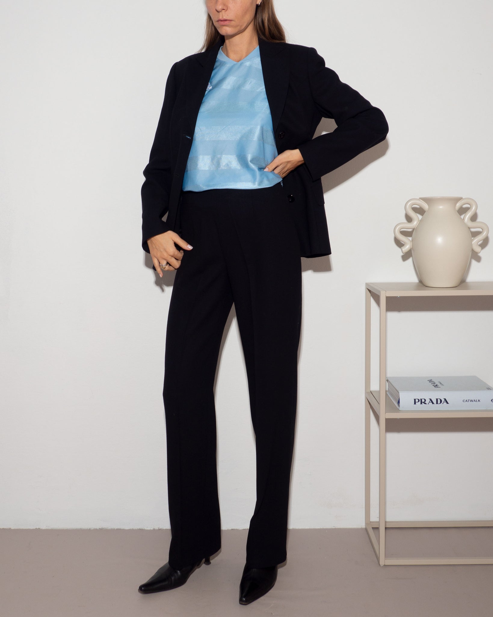 Black Wool Suit