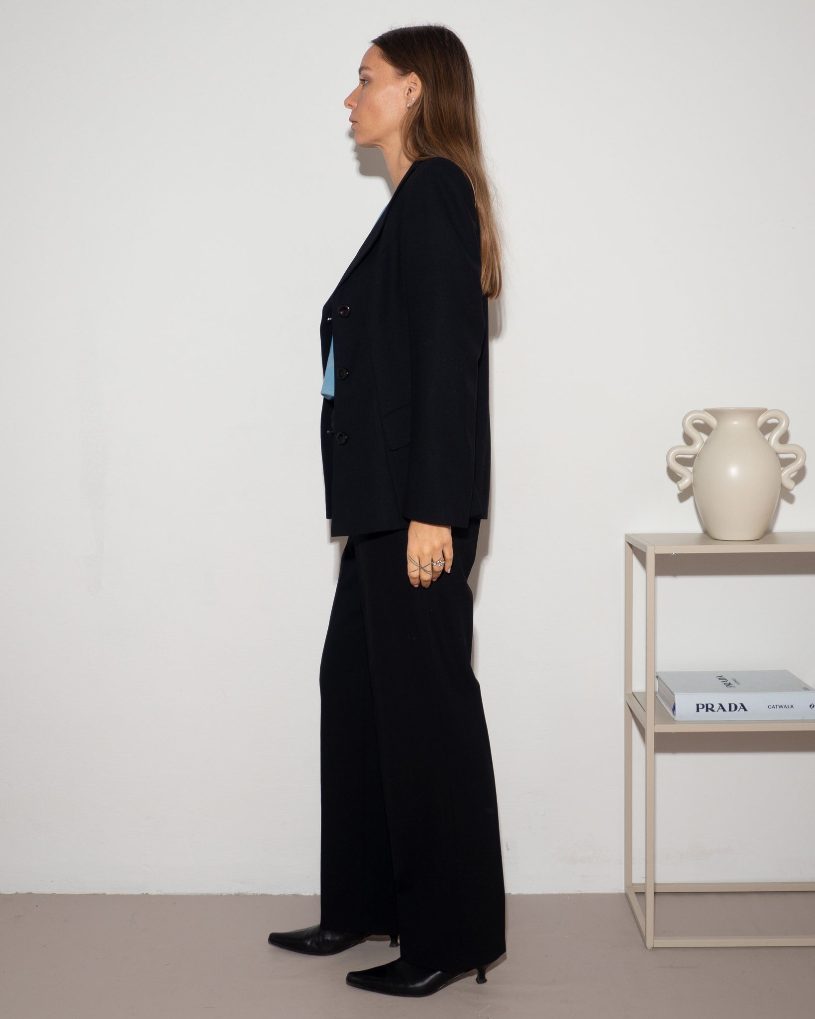 Black Wool Suit