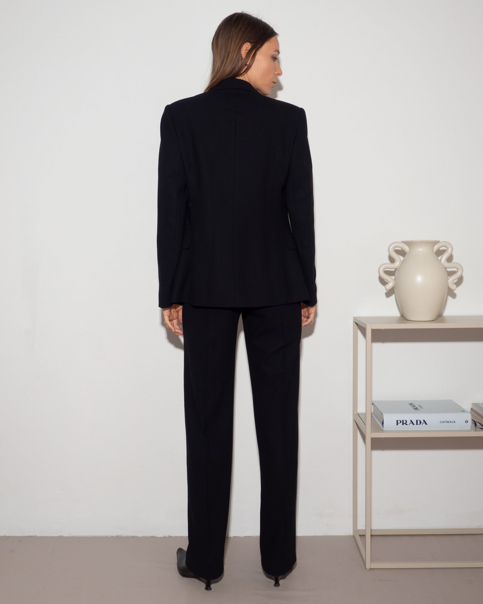 Black Wool Suit