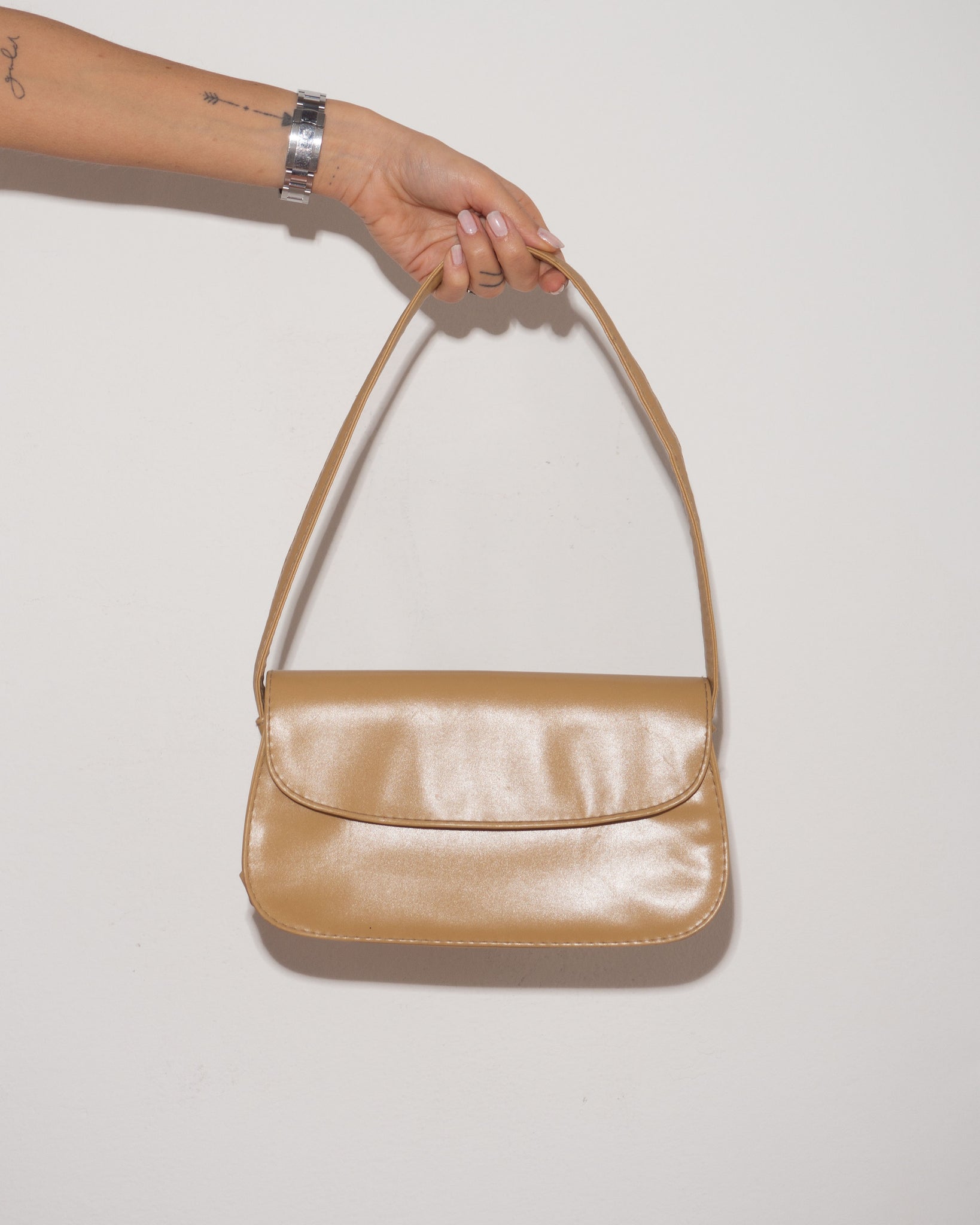 Beige Shoulder Bag