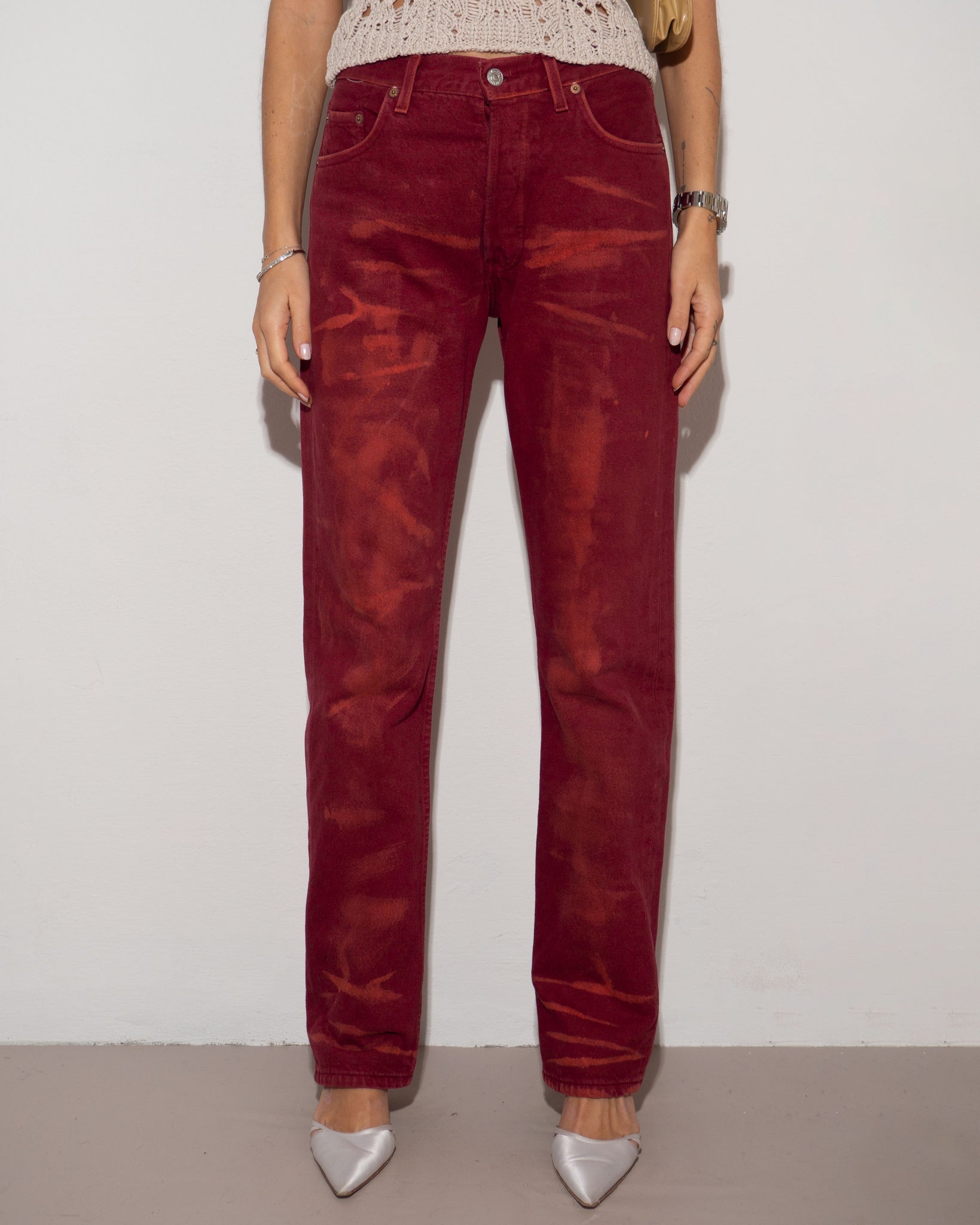Painted Levi's 501