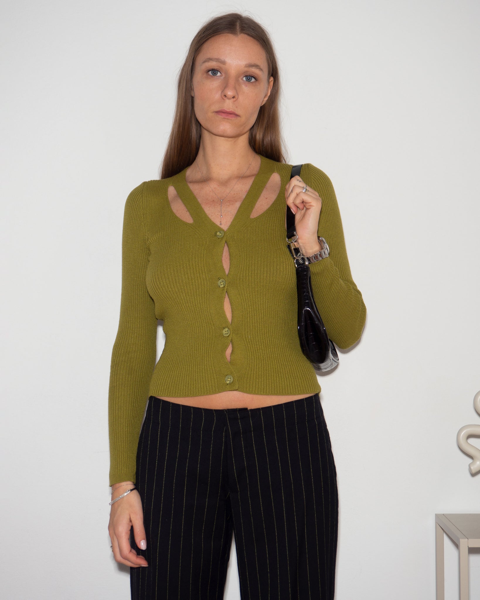 Rib Knit Cardigan
