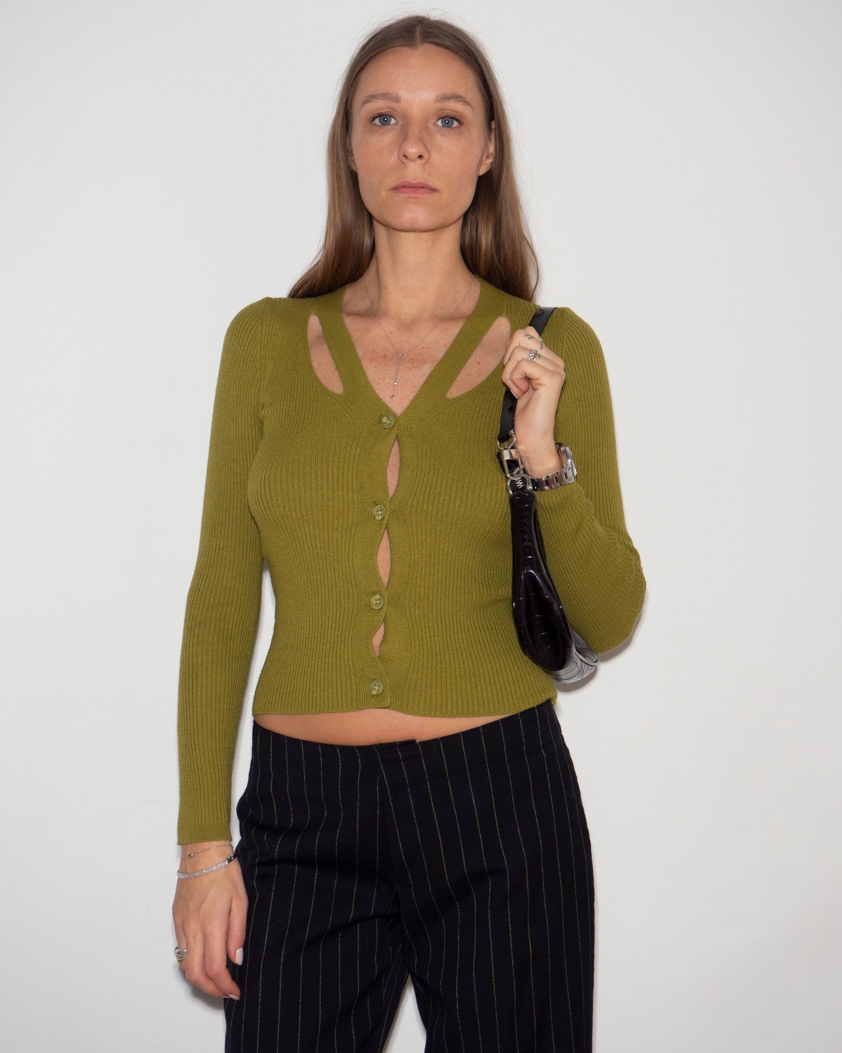Rib Knit Cardigan