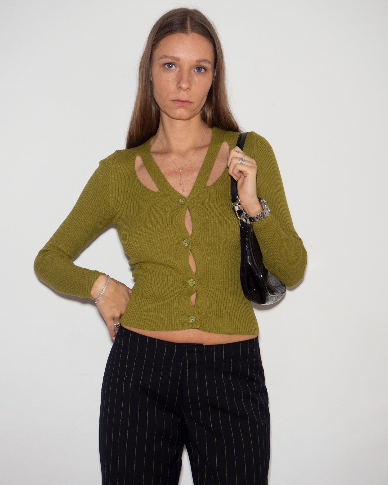 Rib Knit Cardigan