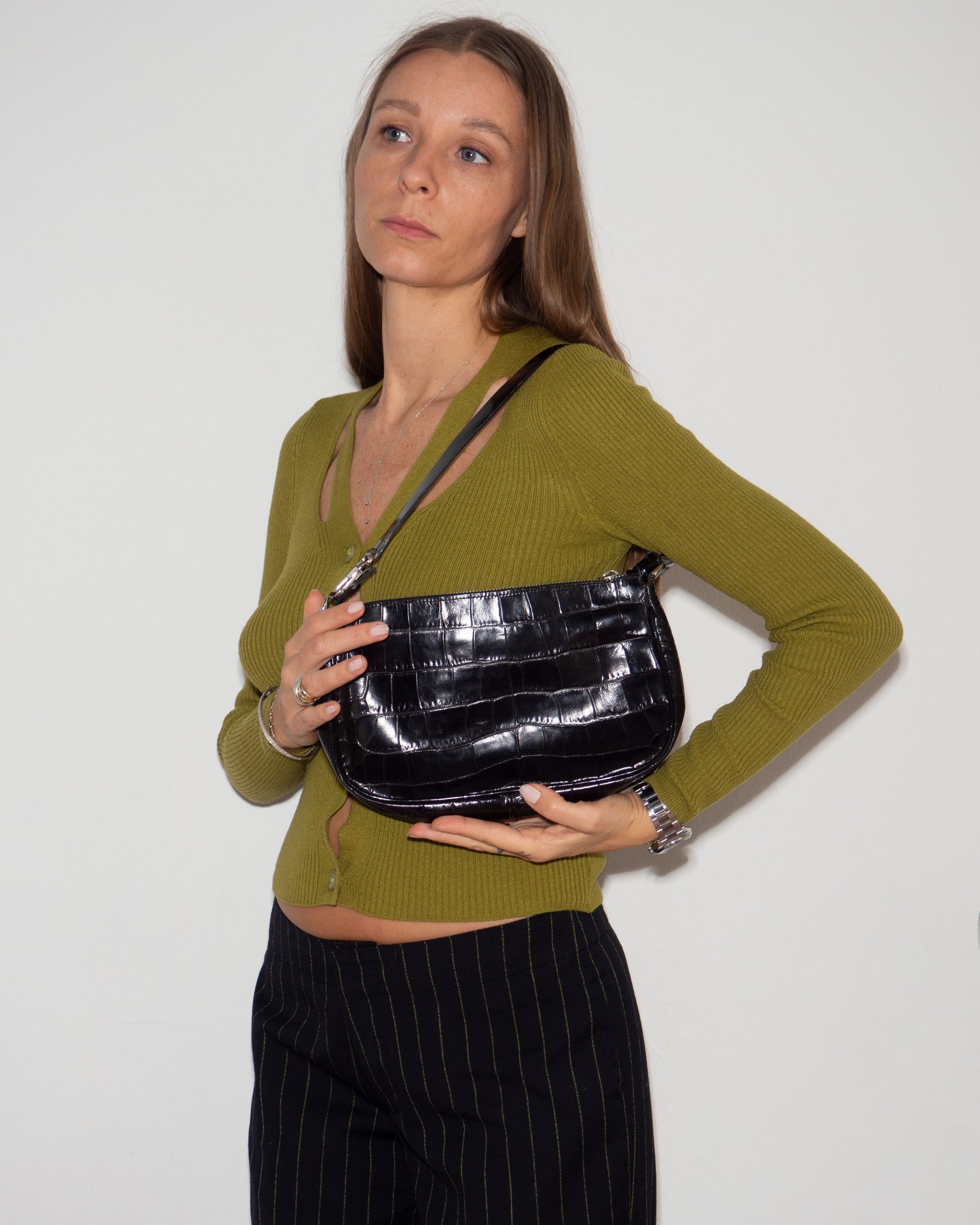 Croc Embossed Bag