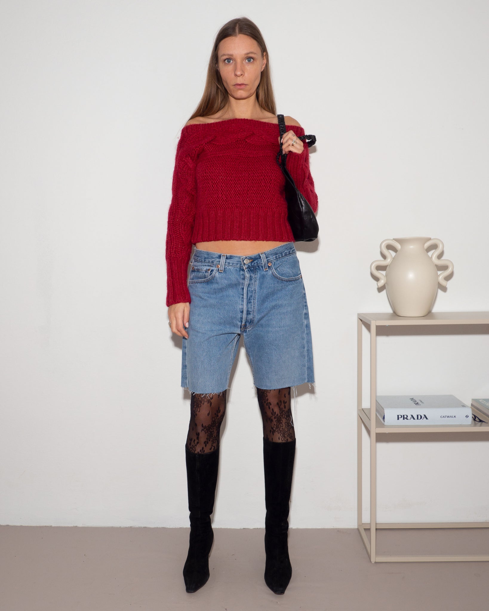 Cold Shoulder Knit
