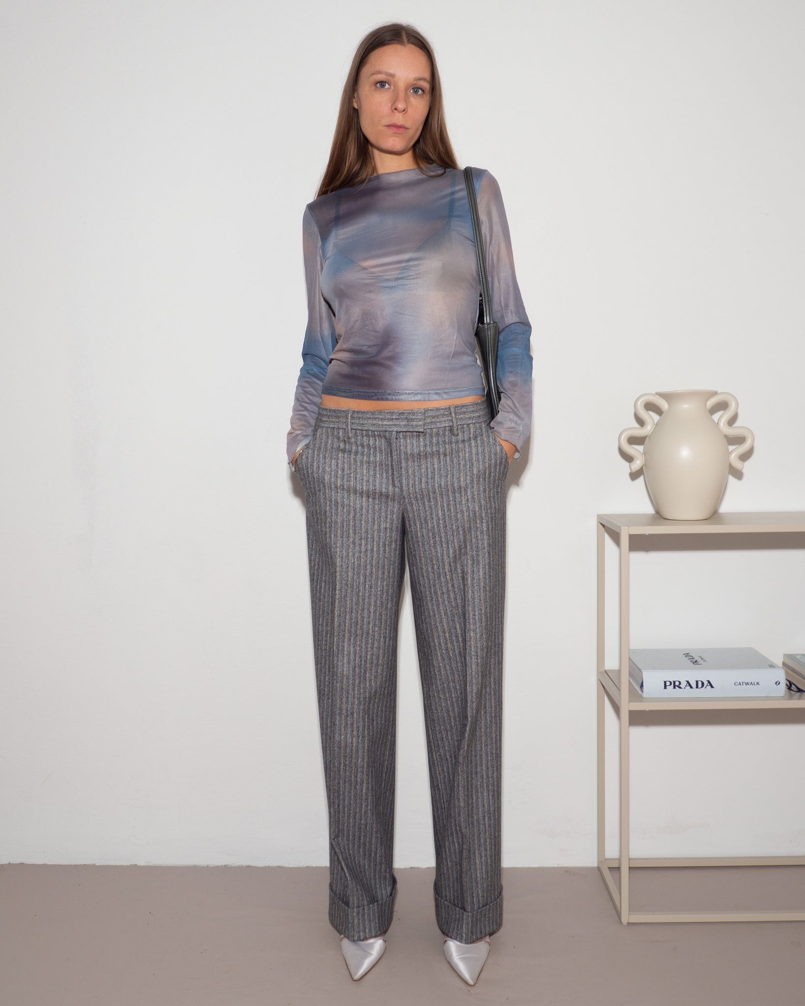 Wool Blend Trousers