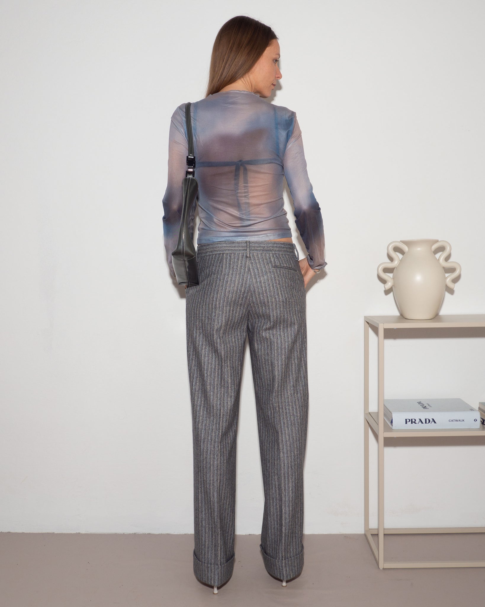 Wool Blend Trousers