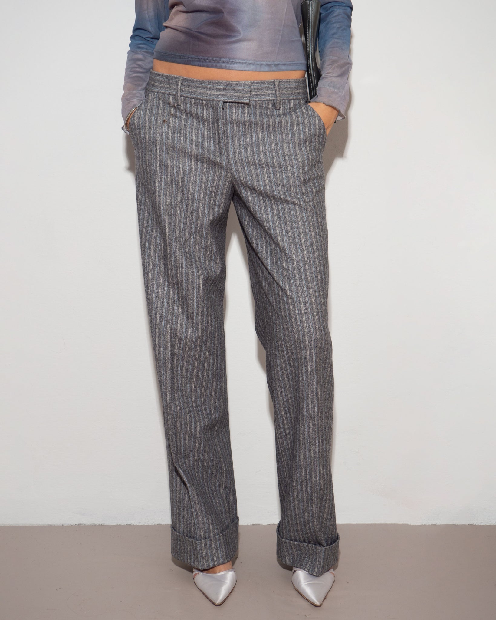 Wool Blend Trousers