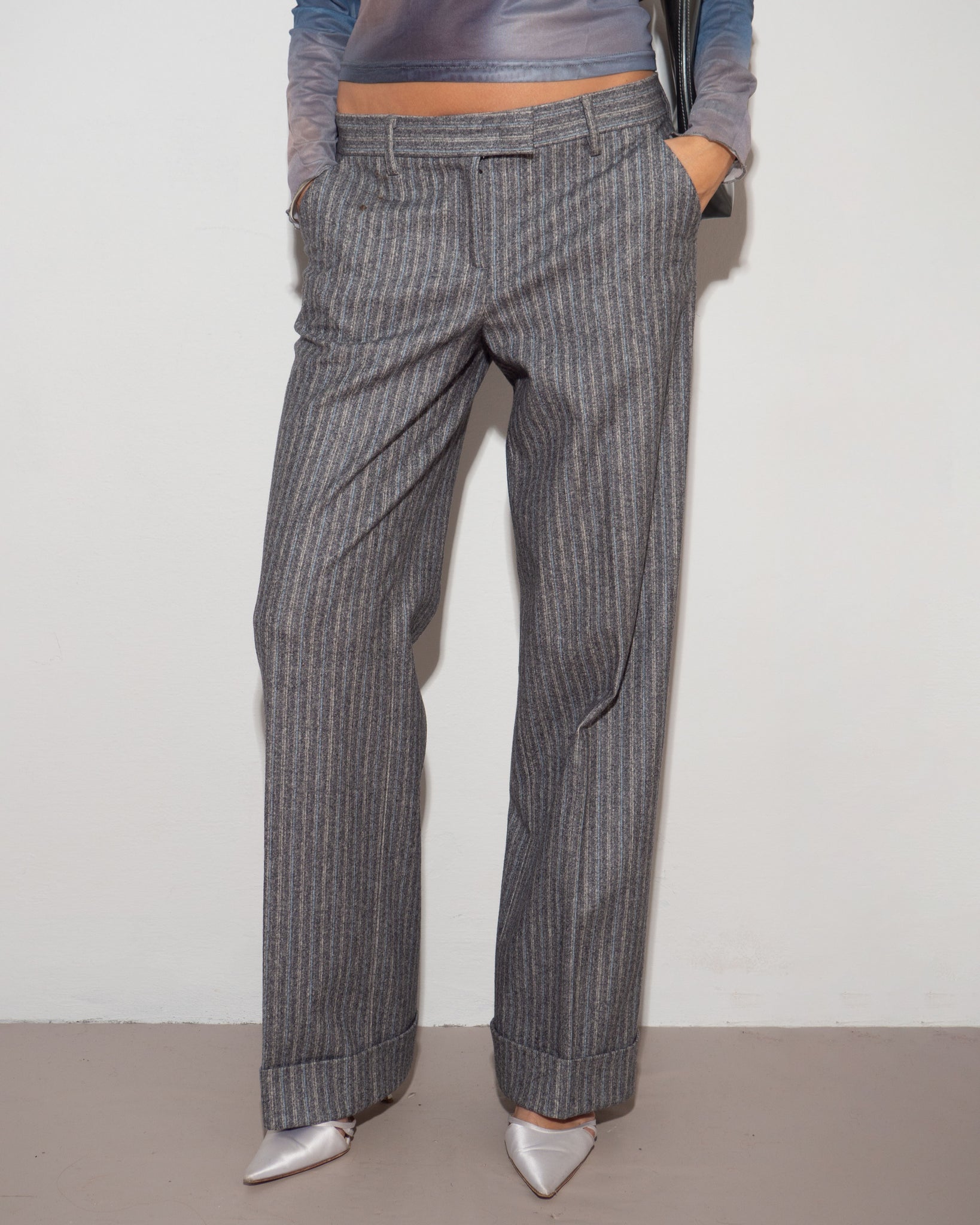 Wool Blend Trousers