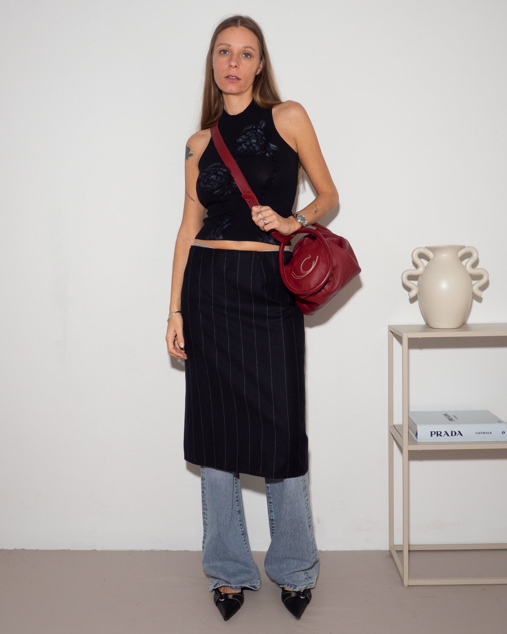Leather Barrel Bag