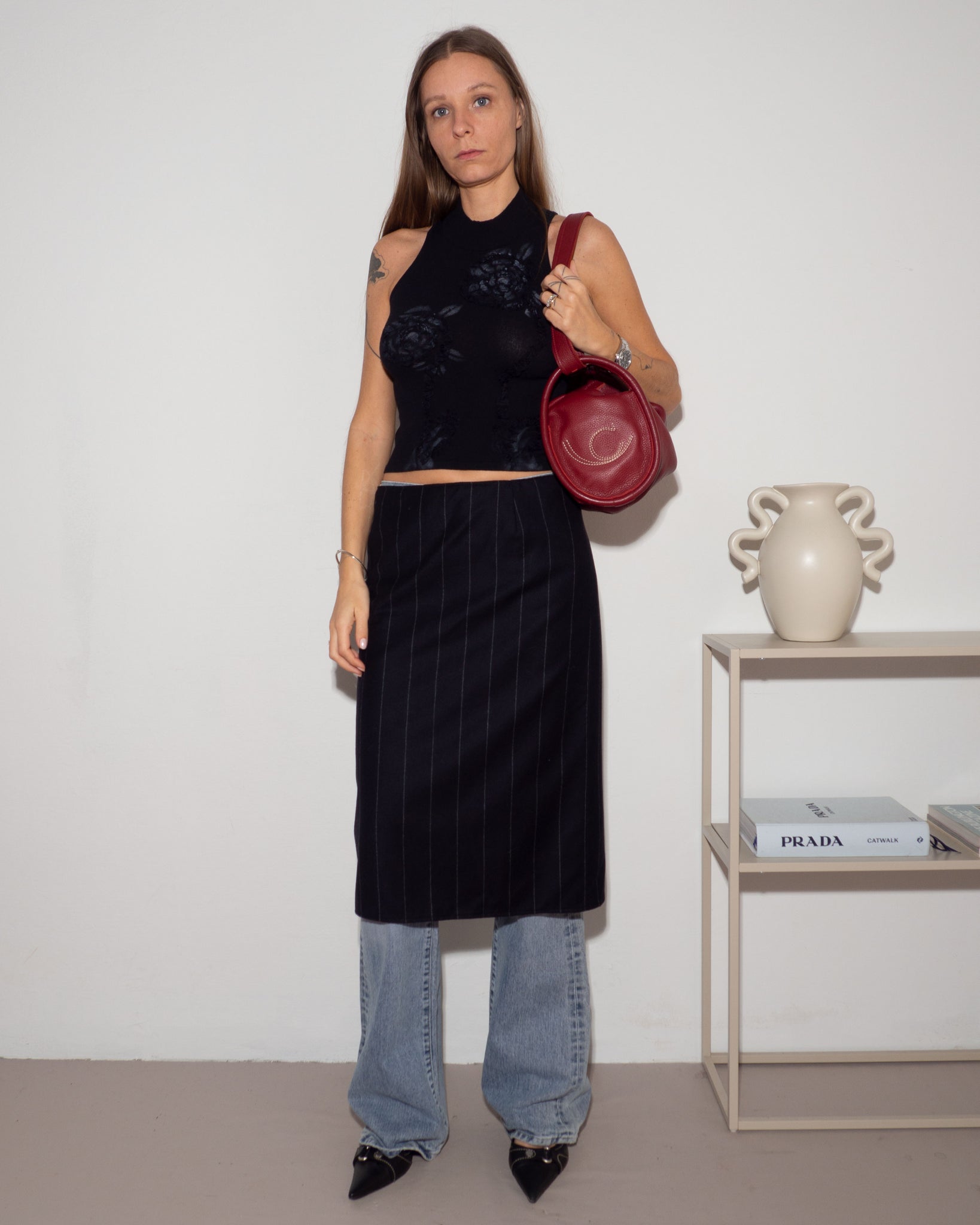 Leather Barrel Bag
