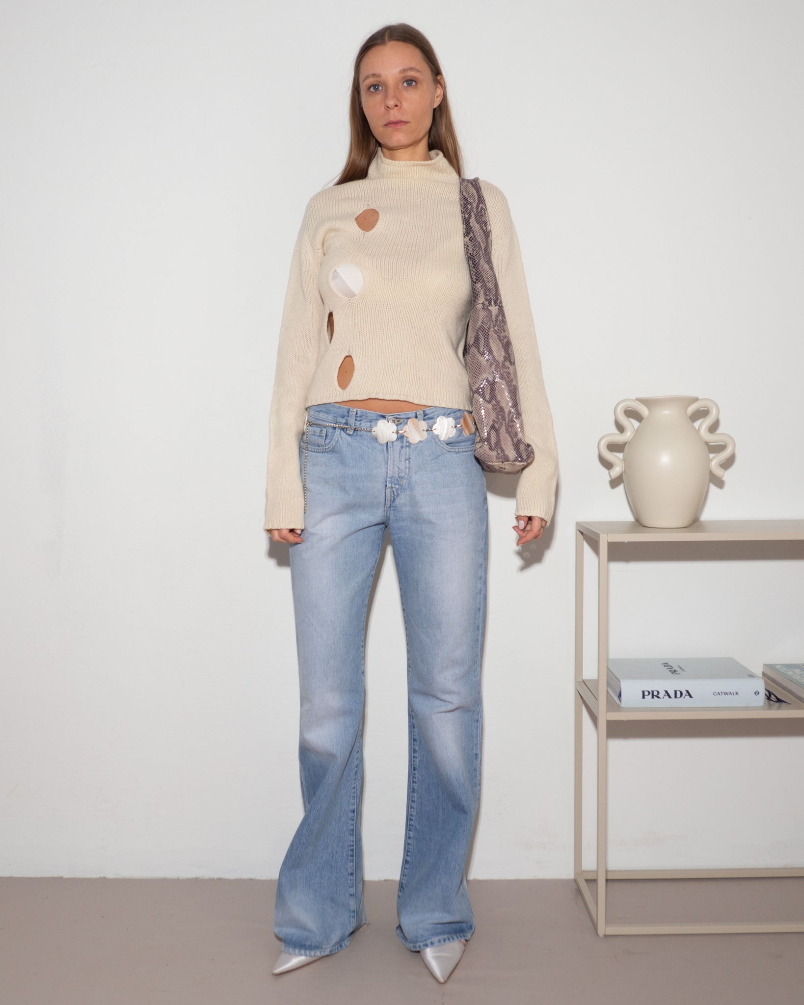Cut-Out Detail Knit